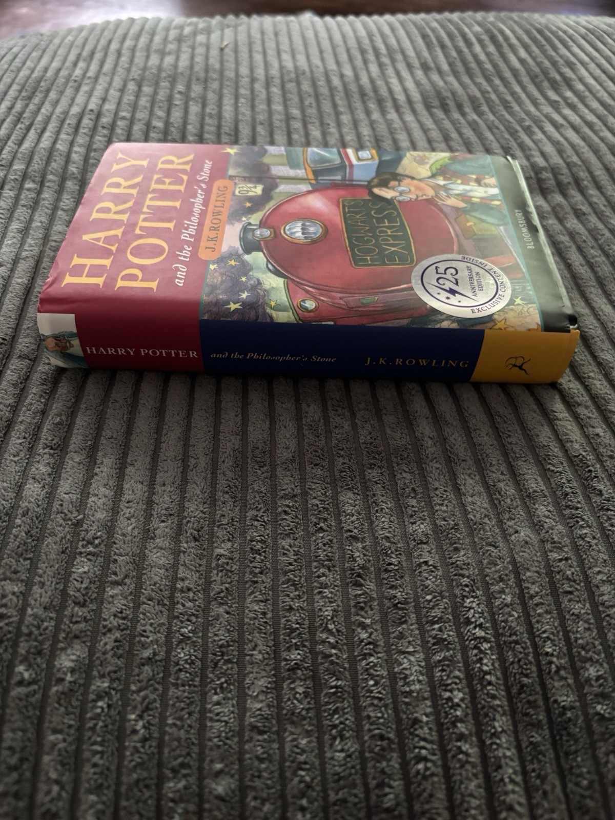 Harry Potter & the Philosopher&rsquo;s Stone Hardcover UK 25th Anniversary 1st Edition