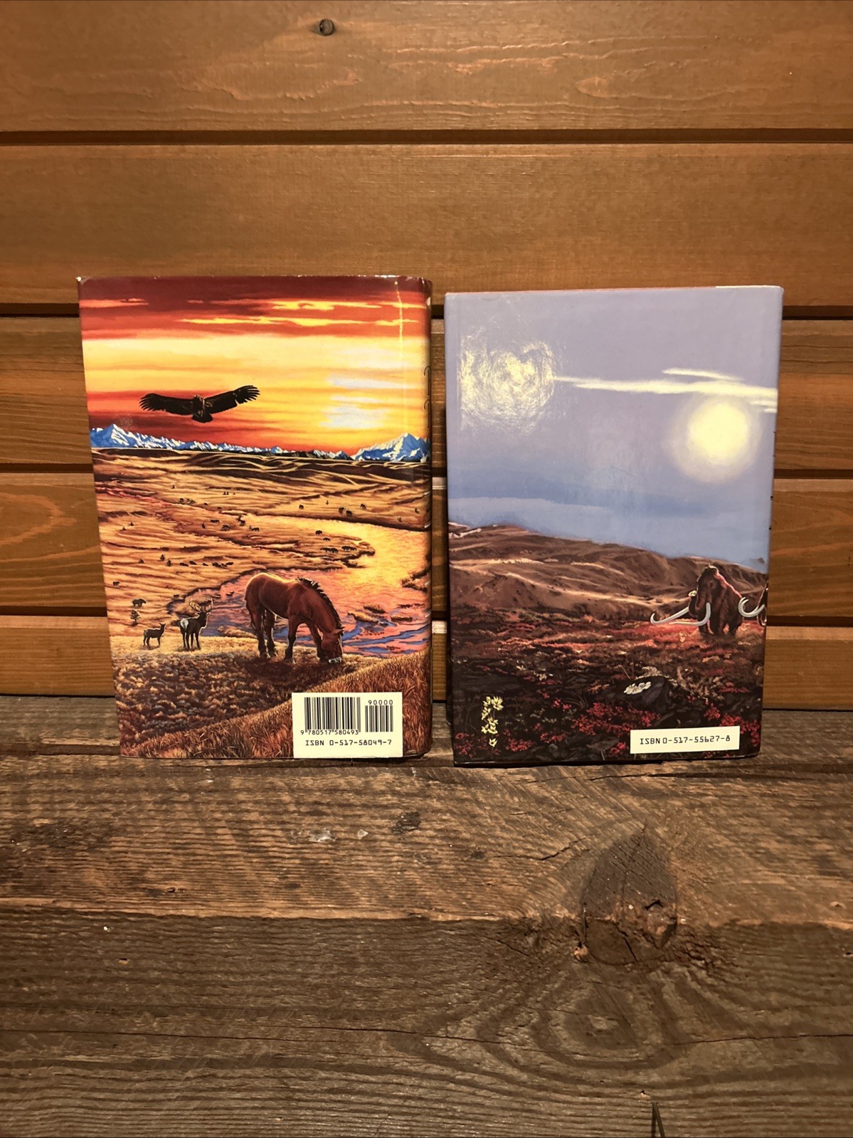 Lot of 2 Jean M. Auel EARTH&rsquo;S CHILDREN Series Harcover First Ed. Books