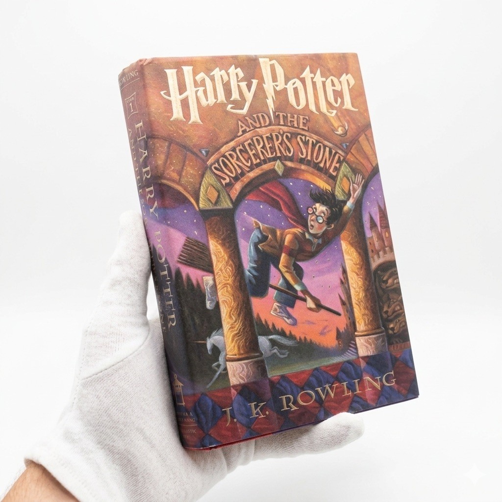 Harry Potter and The Sorcerer&rsquo;s Stone First Edition 1998 Hard Cover 309 Pages