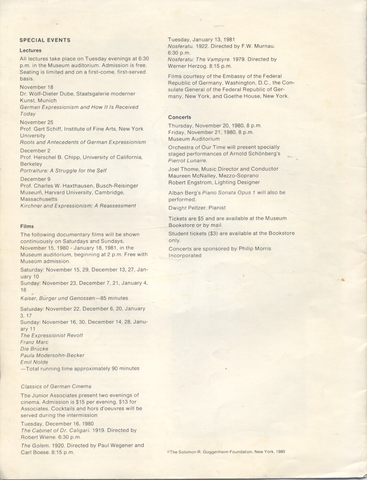 Expressionism: A German Intuition 1905-1920 Preview? Summaery? 12 pages – 1980