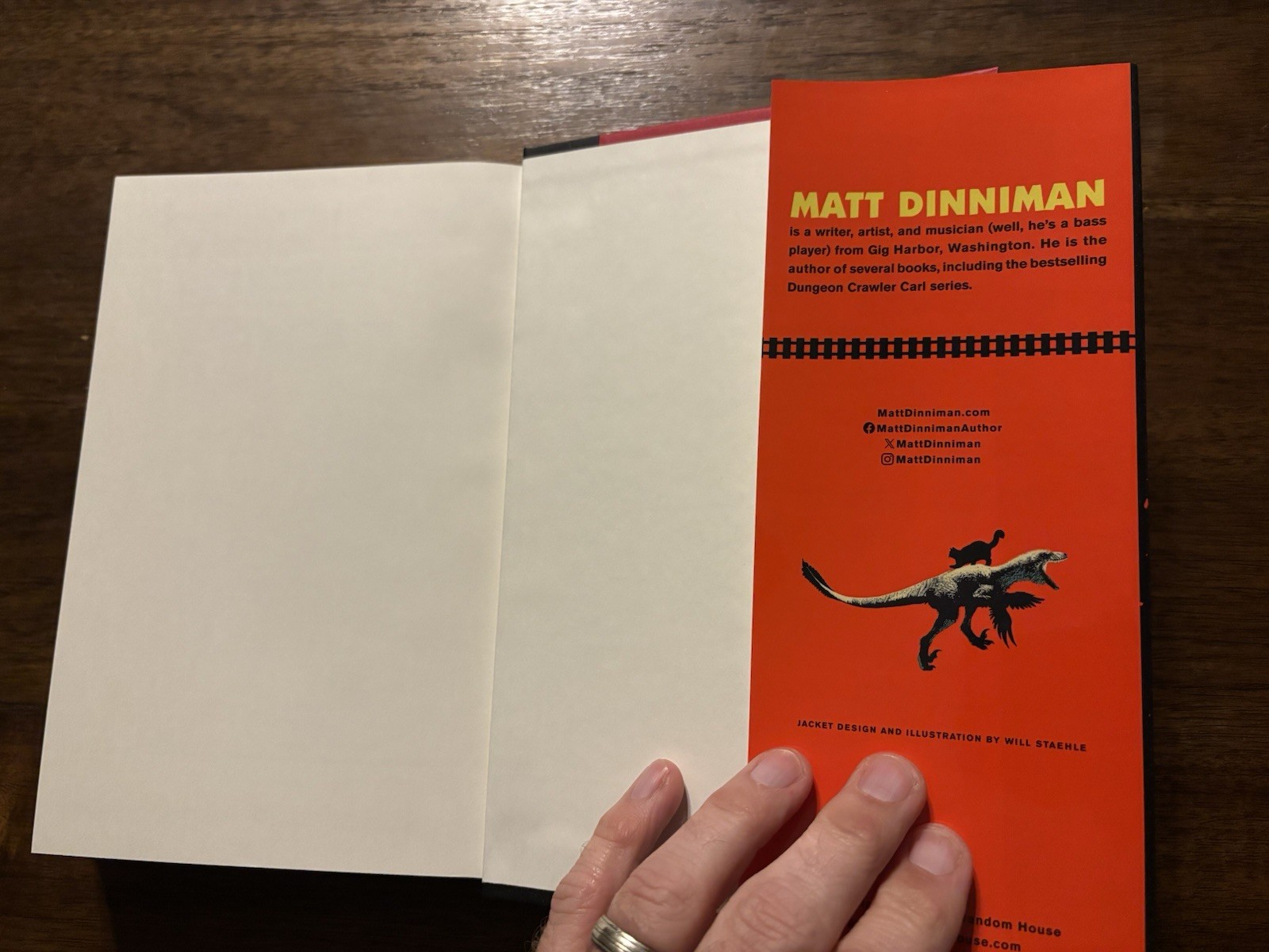 SIGNED The Dungeon Anarchist&rsquo;s Cookbook Matt Dinniman 2025 HCDJ Crawler Carl