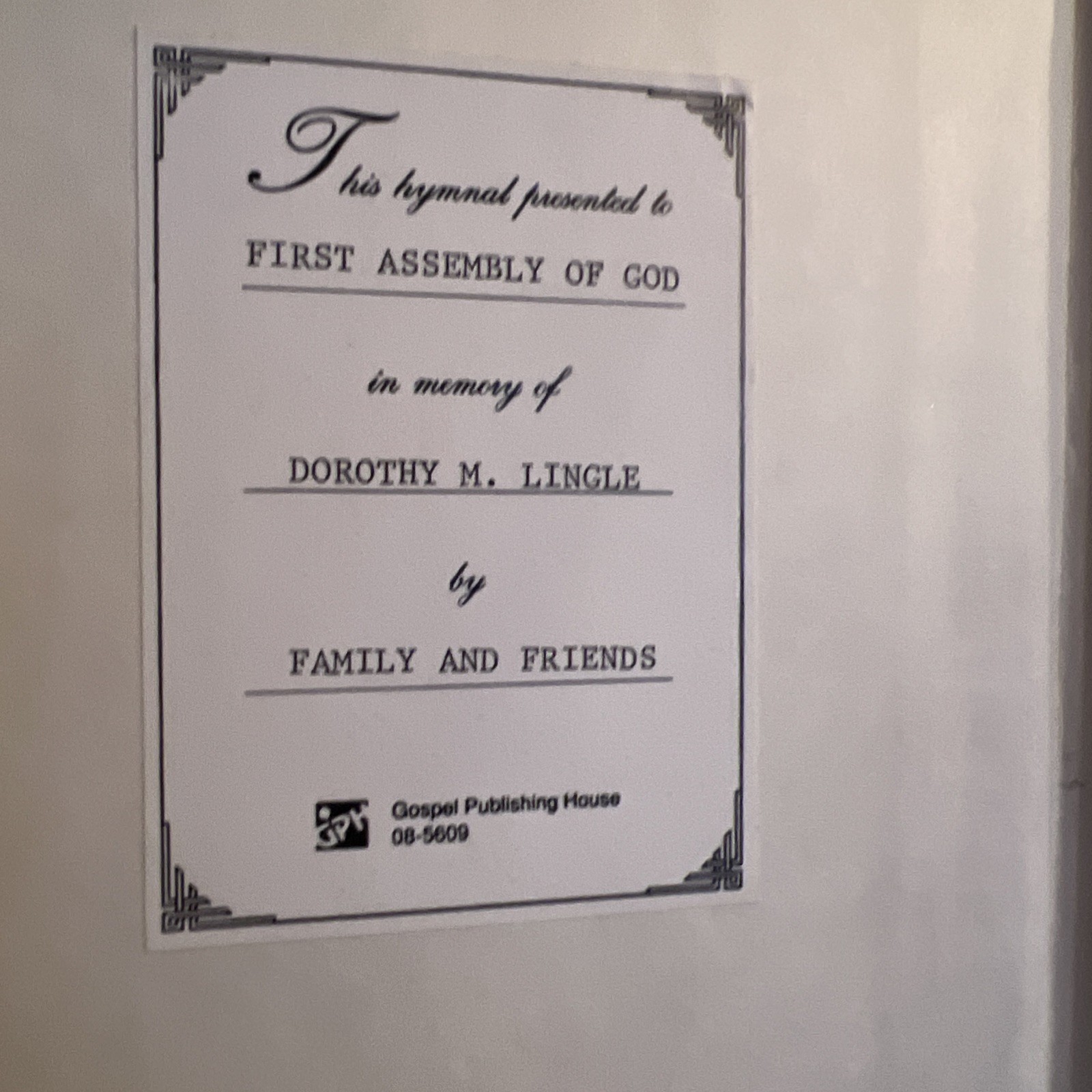 SING HIS PRAISE Songbook ~ Harrisburg PA – Gospel Publishing House 1991 Hymnal
