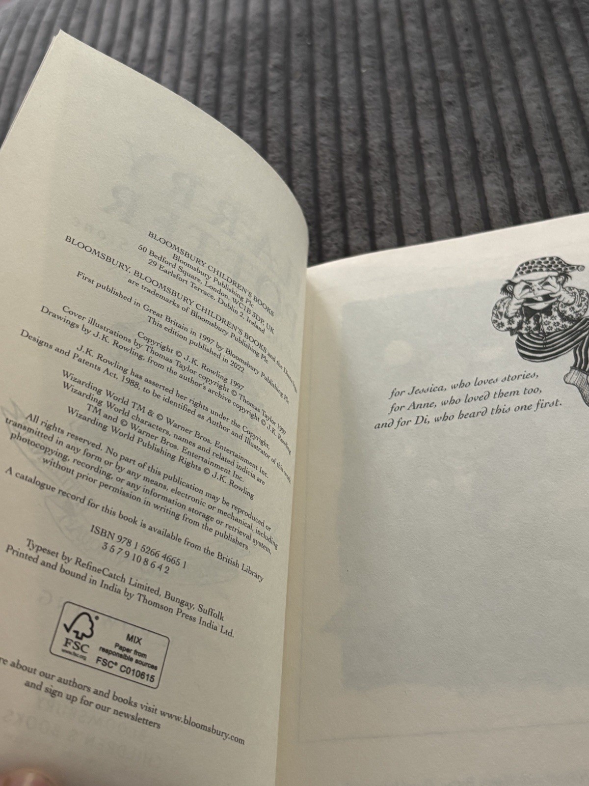 Harry Potter & the Philosopher&rsquo;s Stone Hardcover UK 25th Anniversary 1st Edition