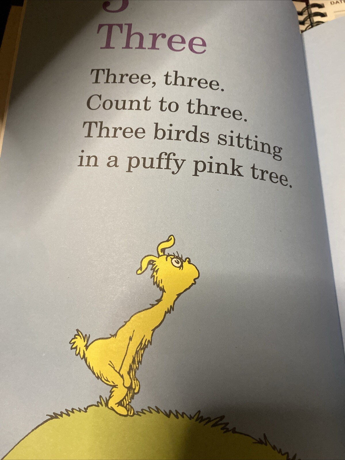 Seuss 123 numbers bright and early beginner hardcover Book Dr. Seuss 6.75&Prime;x9.25&Prime;