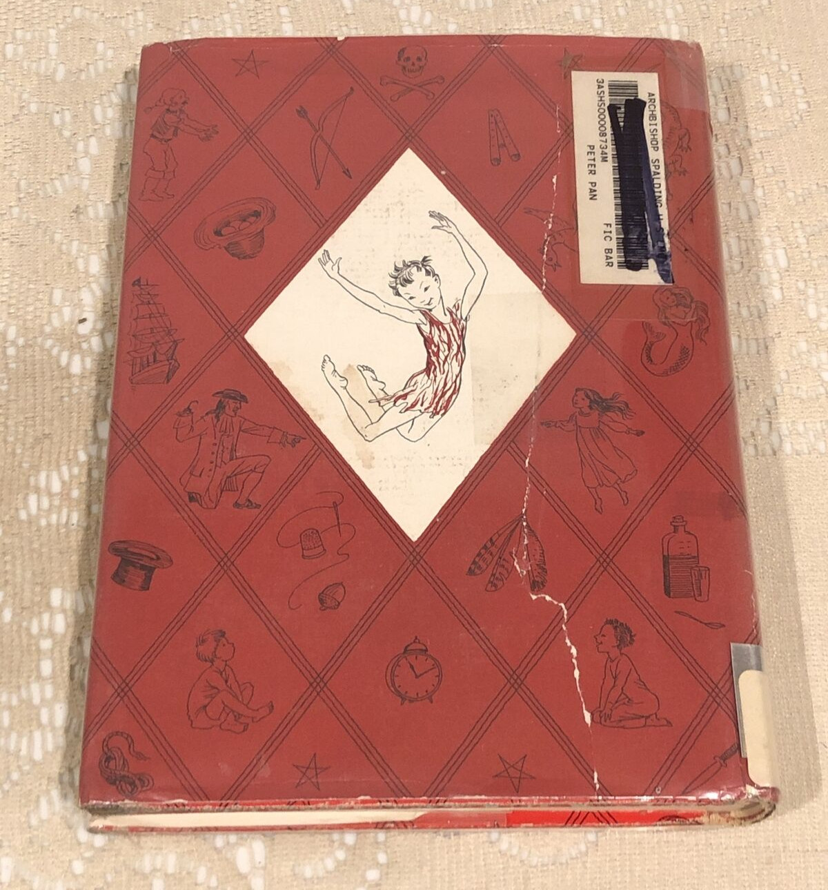 Peter Pan By J.M. Barrie , 1950 Hardcover/Dust Jacket, Charles Scribner&rsquo;s Sons