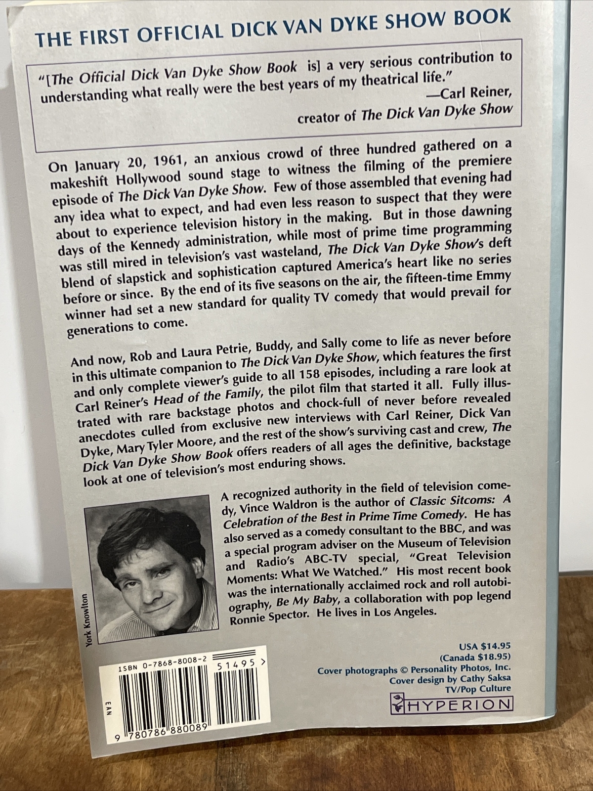 Signed TheOfficial Dick Van Dyke Show Book: The Definitive History and Ultimate