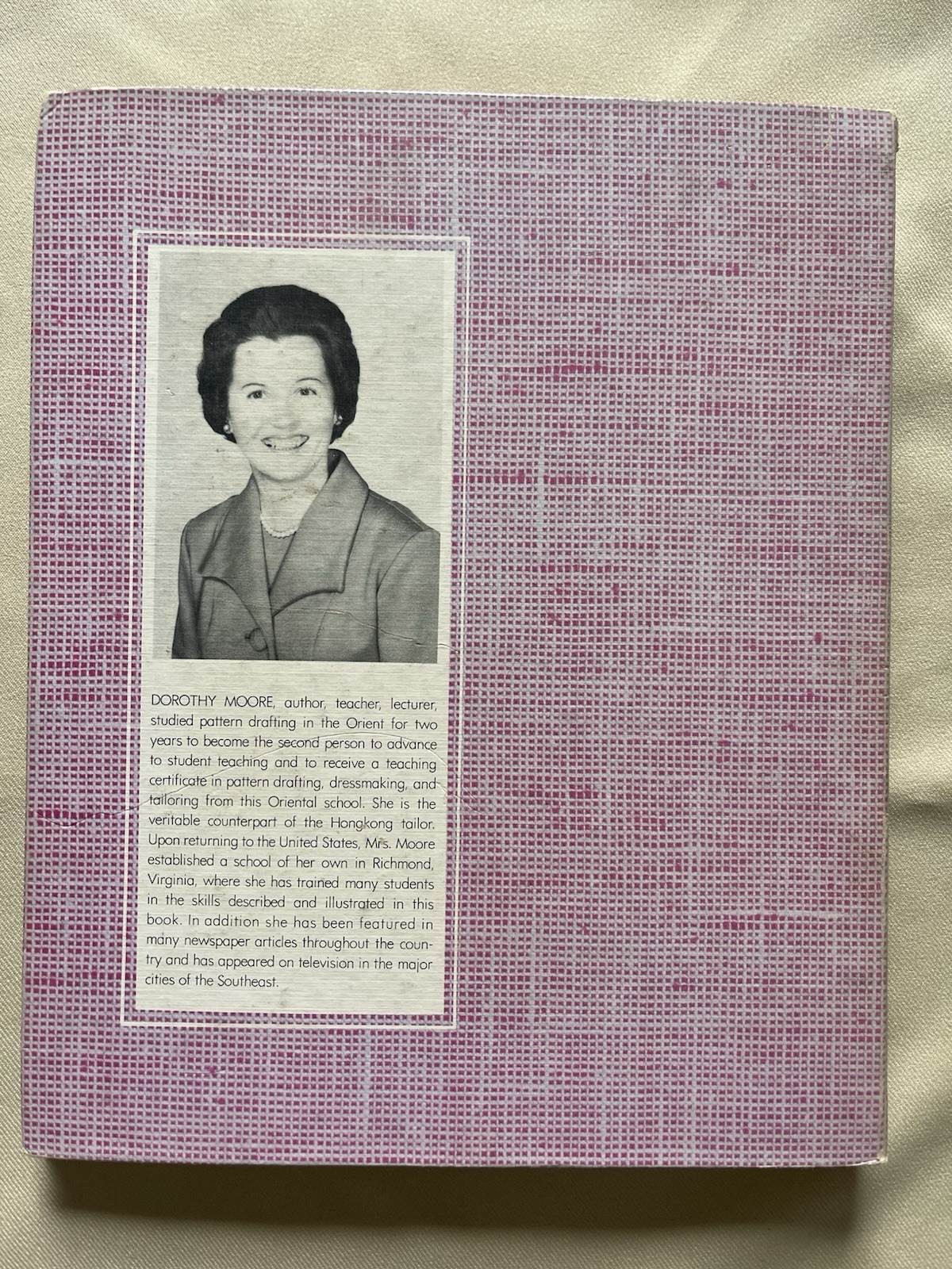 Dorothy Moore&rsquo;s Pattern Drafting and Dressmaking Book 1971 – Very Good