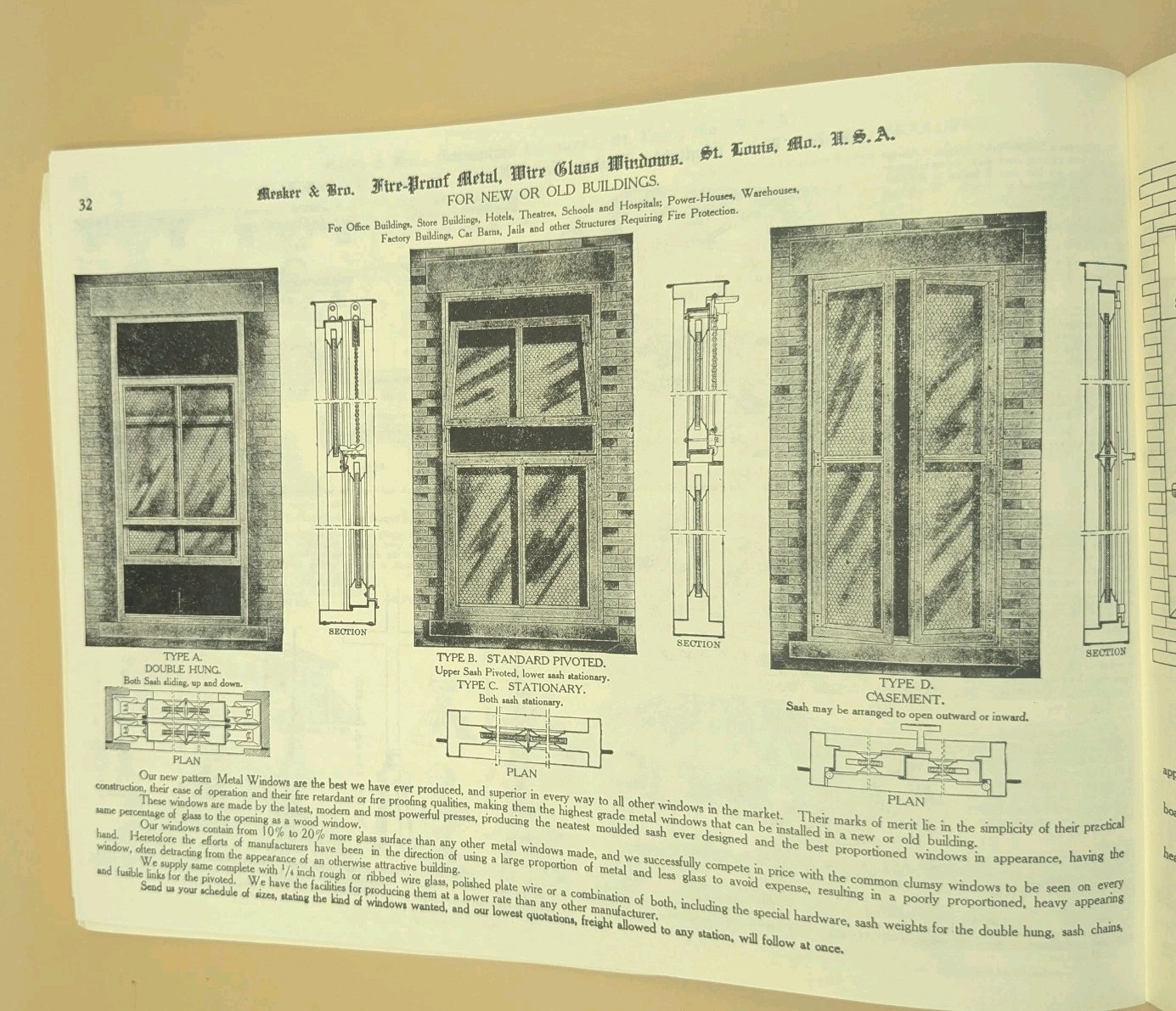 Barn Find Reprint of Early 1900&rsquo;s Mesker & Bro. Catalog House Fronts Iron Jails