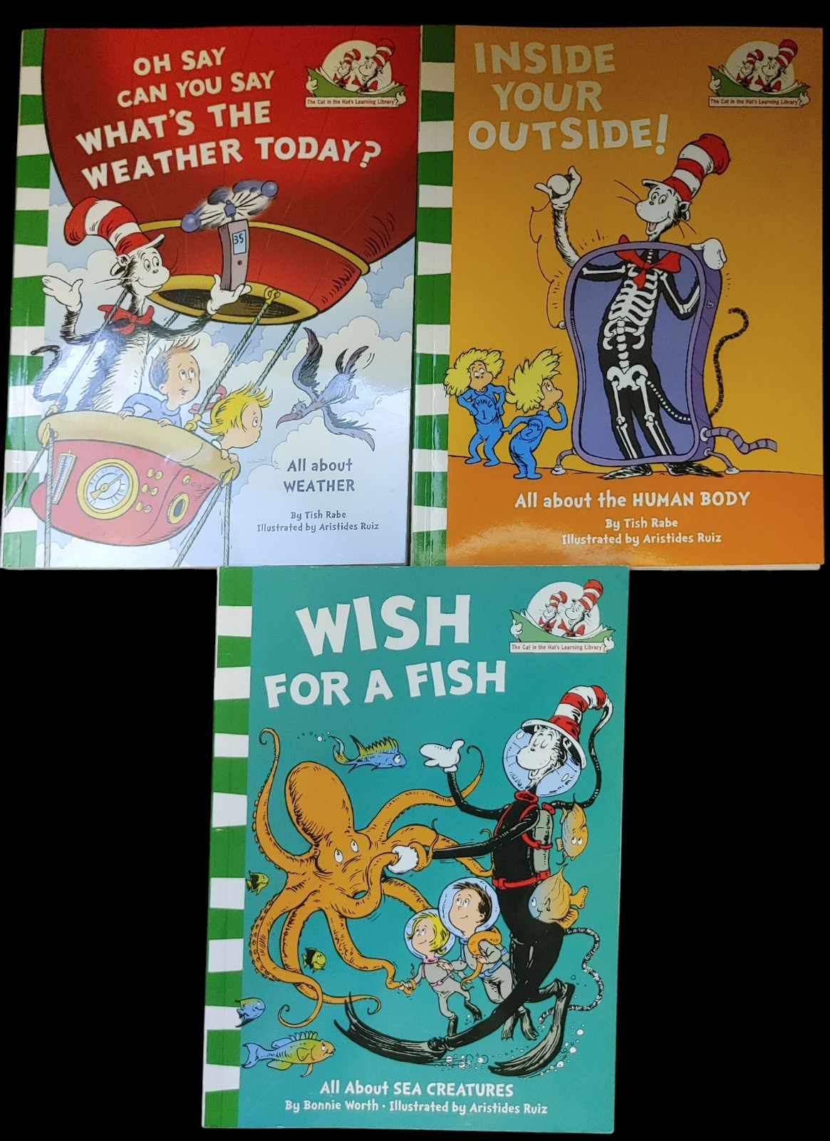 Dr Suess Cat in the Hat&rsquo;s Learning Library Set Lot Of 19 NO DUPLICATES
