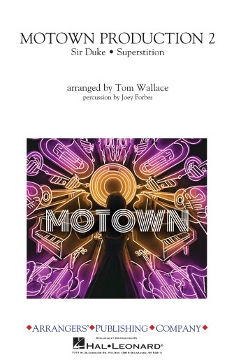 Motown Production 2 Arrangers&rsquo; Publ Marching Band Score & Parts