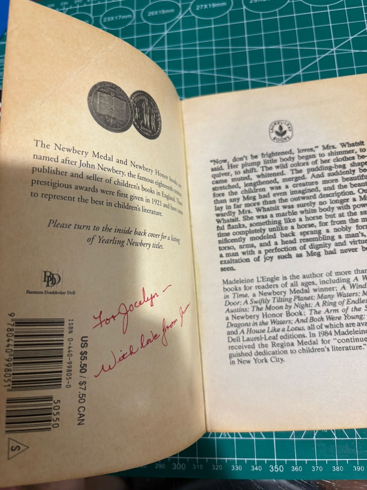 A Wrinkle in Time Madeleine L&rsquo;Engle 1976 vintage PB Stranger Things