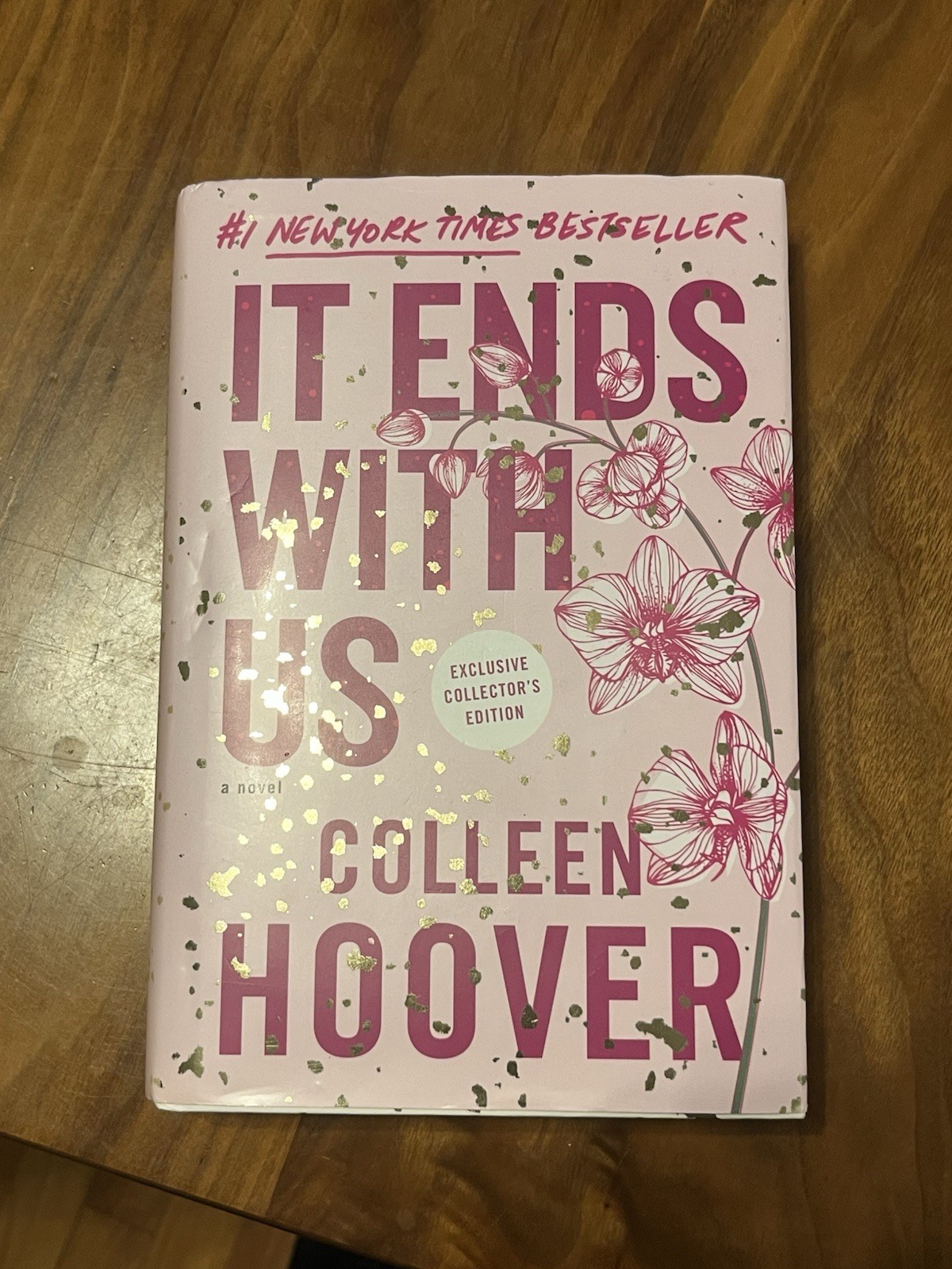 Colleen Hoover It Ends with Us Collector&rsquo;s Edition Hardcover Fiction Novel