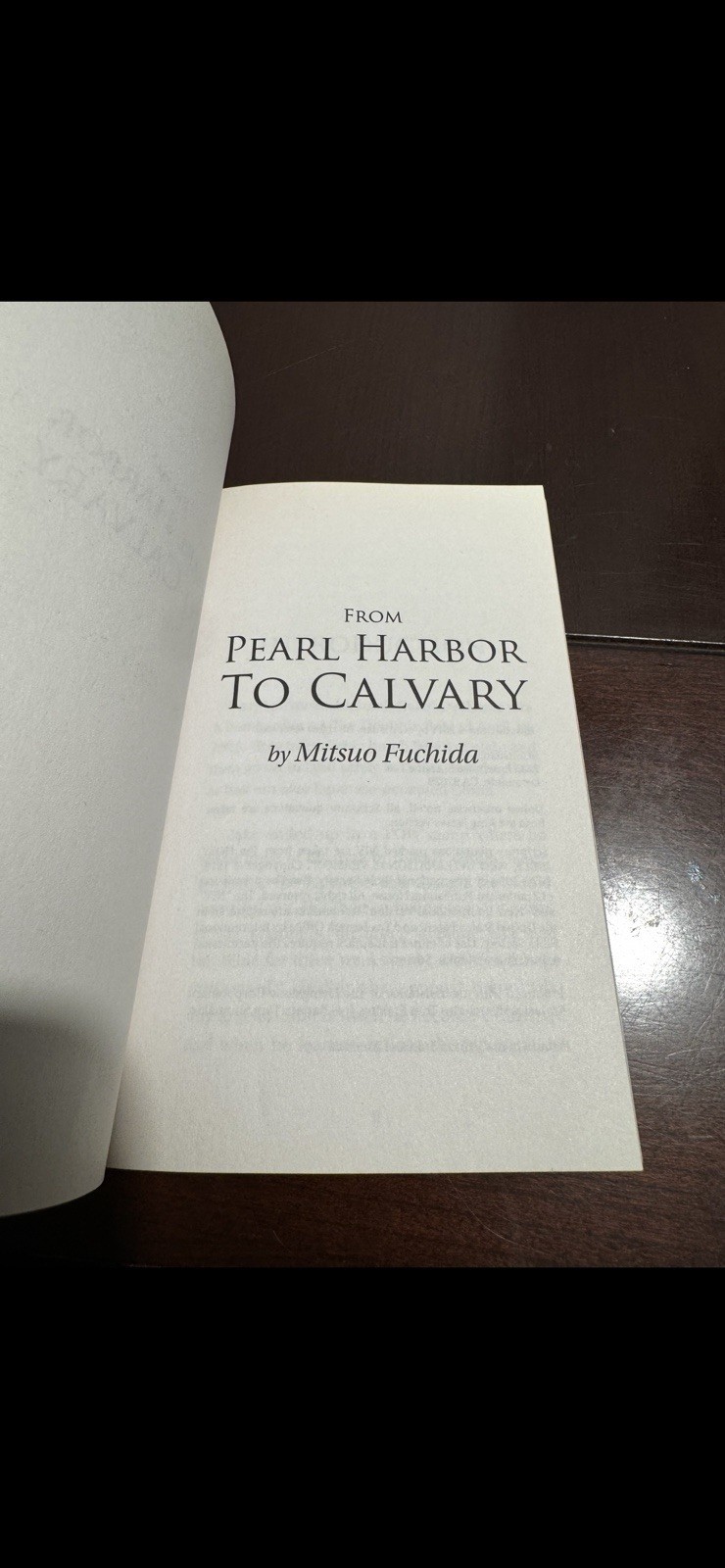 From Pearl Harbor to Calvary by Mitsuo Fuchida 2011 Very Fine Unread Condition
