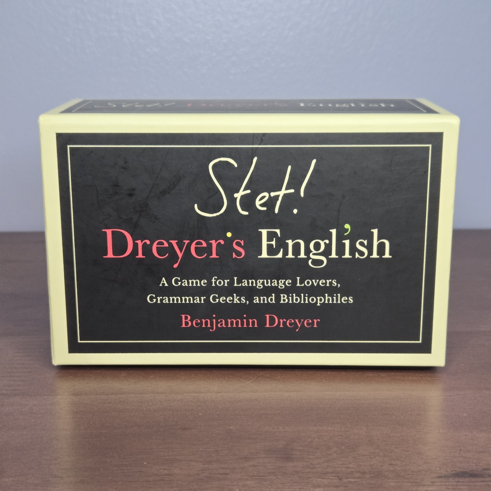 STET! Dreyer&rsquo;s English : A Game for Language Lovers – Grammar Trivia Card Game