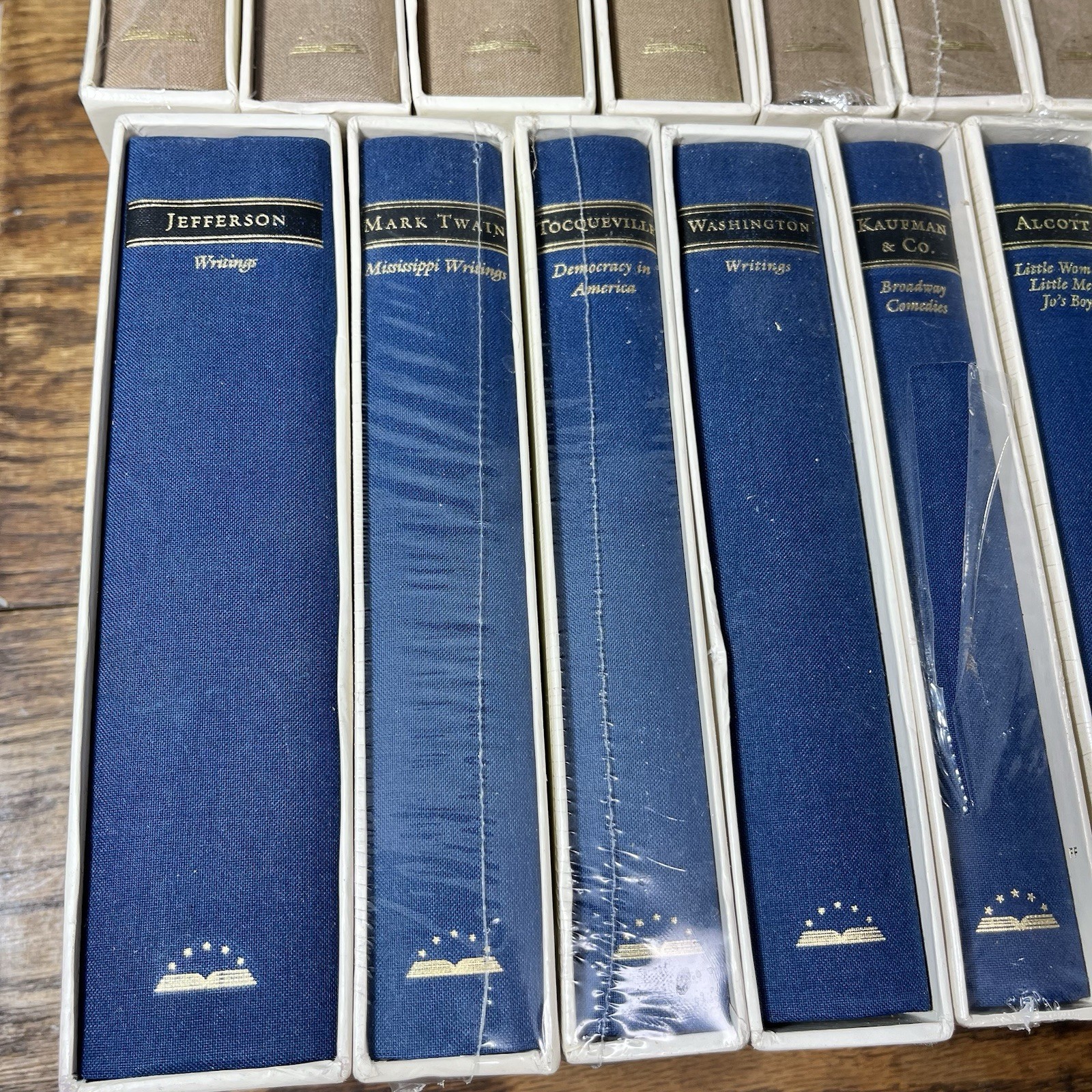 The Library Of America Books with Slipcases Lot Of 31 Mixed Authors Classics