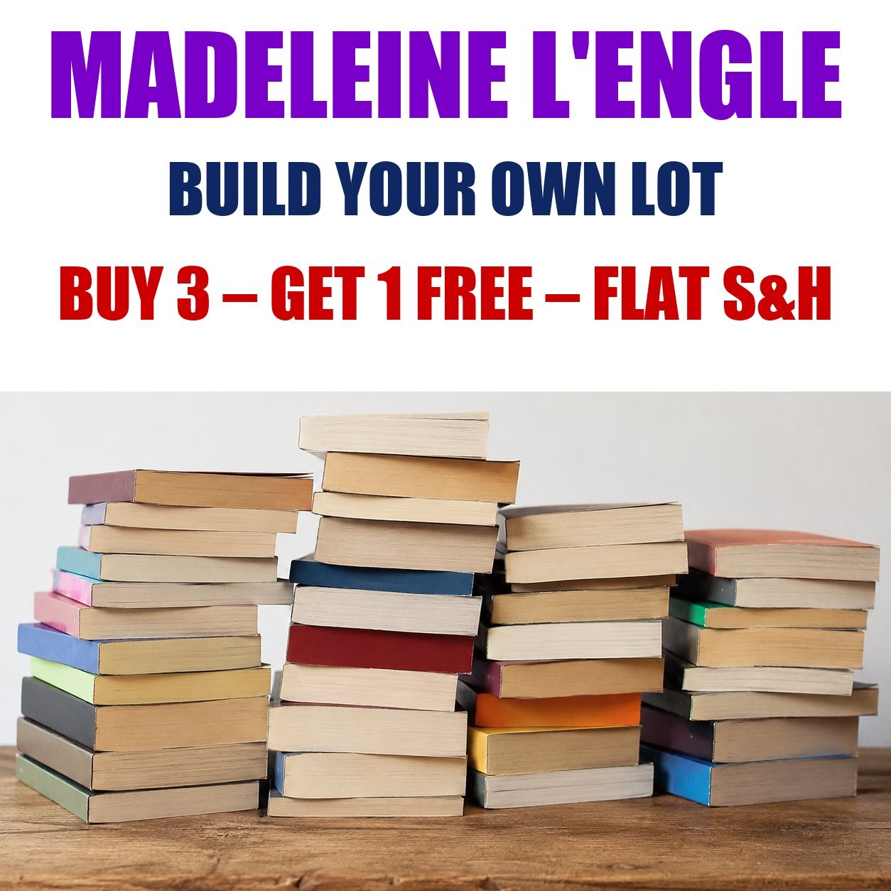 Madeleine L&rsquo;engle Paperback Books – Build Your Own Book Lot – Flat Shipping