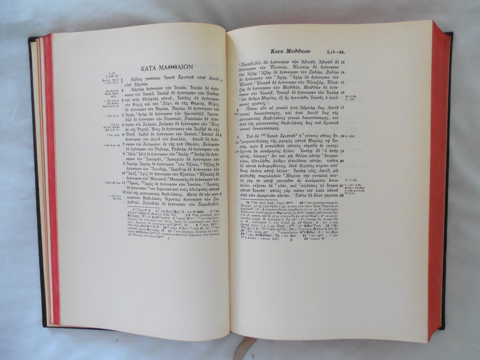 Nestle & Nestle, 21st Edition Novum Testamentum Graece ©1952 HC in LIKE NEW cond