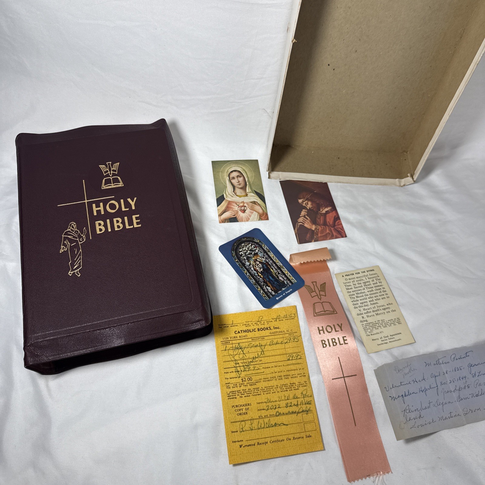 The Catholic Press Family Edition of the Holy Bible 1950s by John P O’Connell 3G