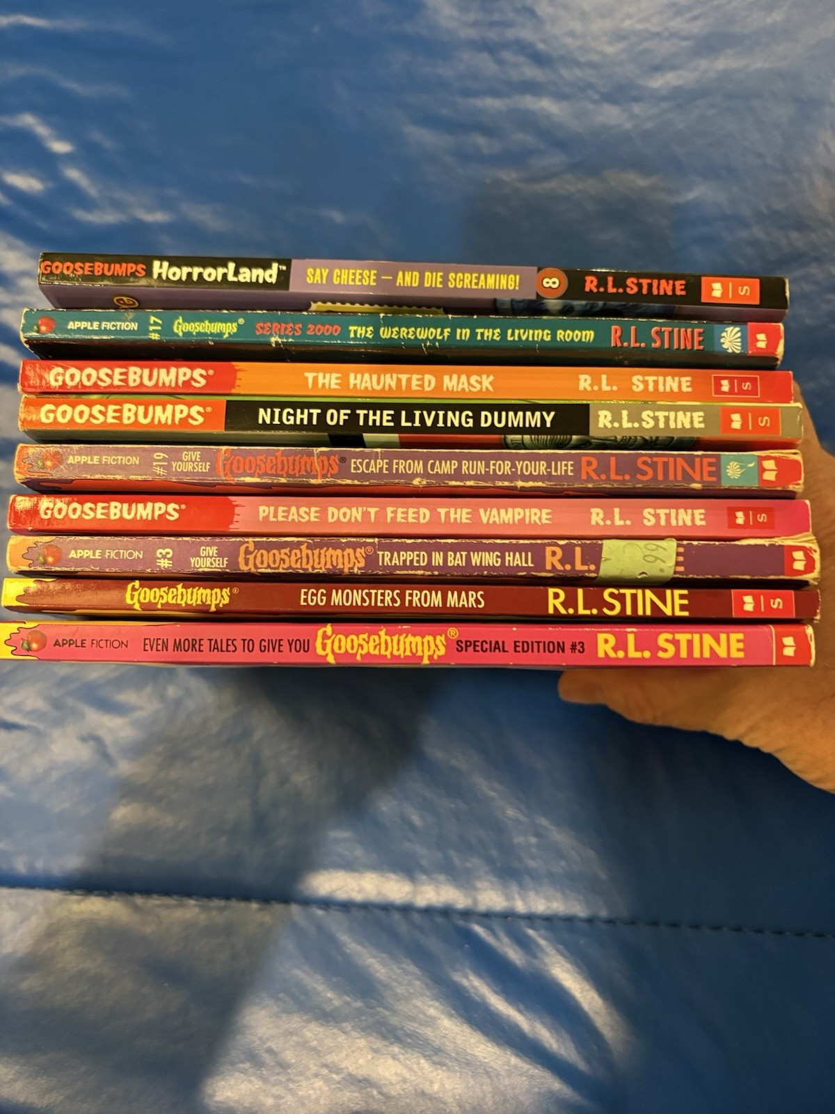 Goosebumps 22 Book Lot R.L. Stine 13 1990s First Print Scholastic