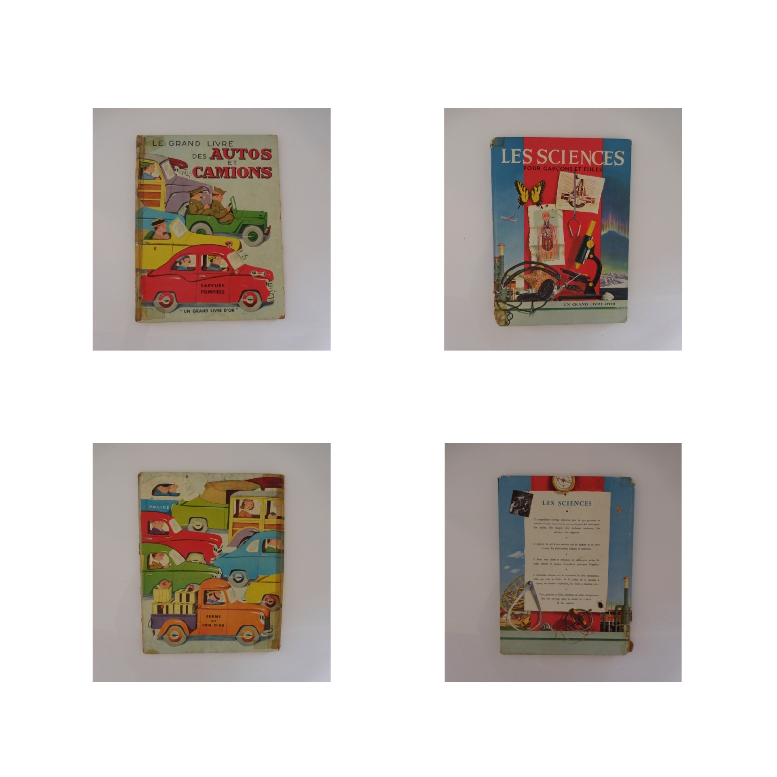 2 Lbs Vintage Autos Camions Sciences Garcons Filles 1952-1956