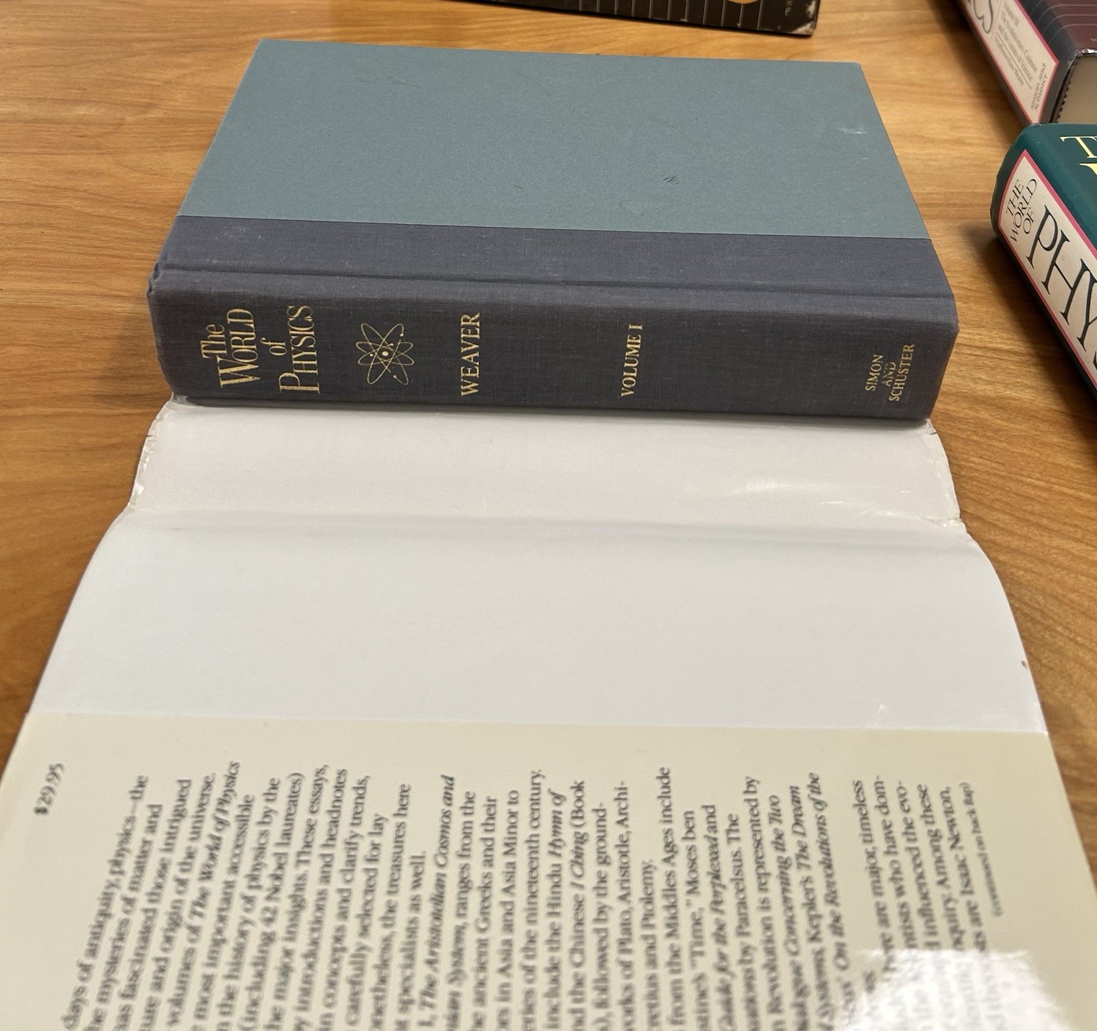 The World of Physics 3 Volume Set , Boxed – Jefferson Hane Weaver Hardcover 1987