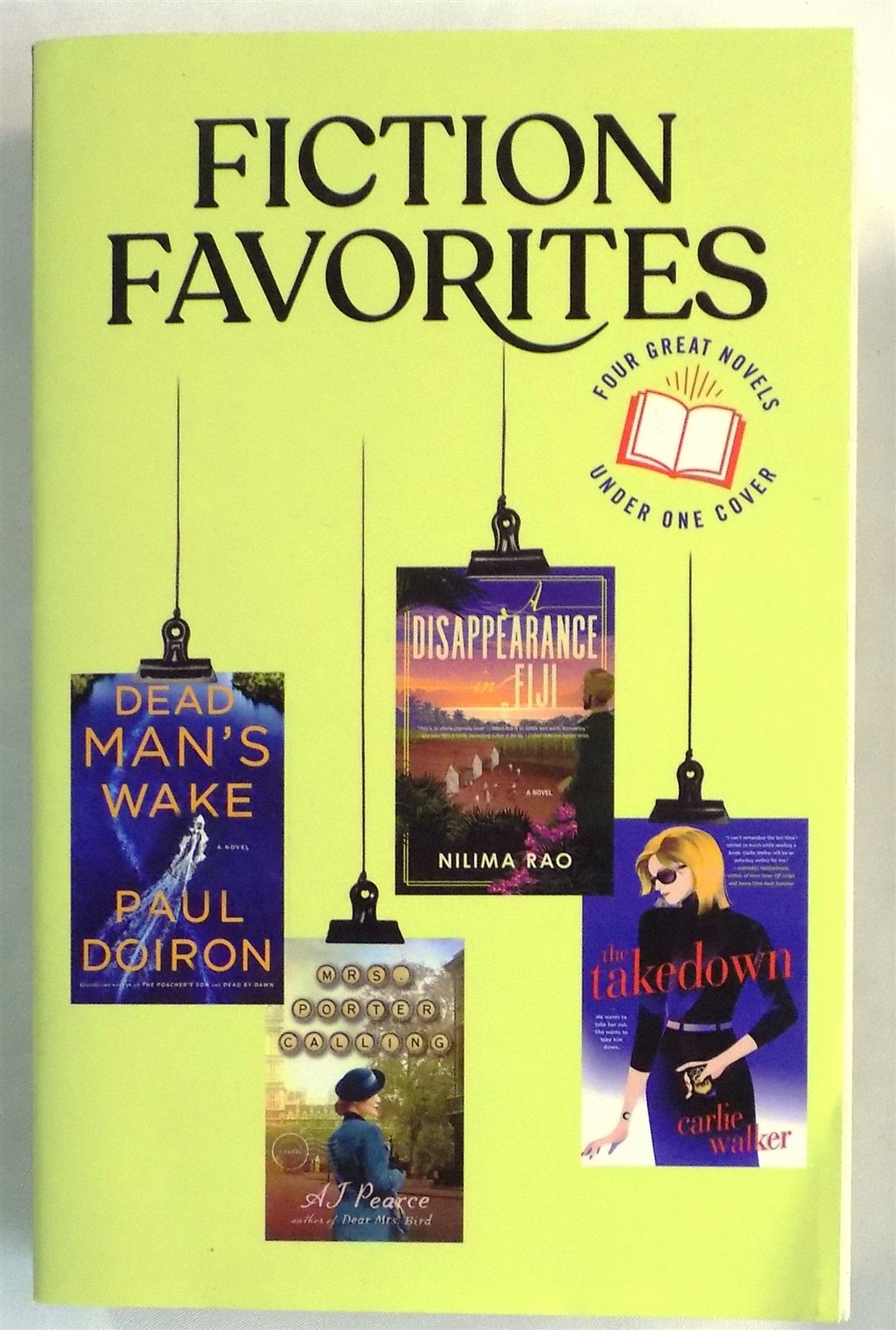 Reader&rsquo;s Digest FICTION FAVORITES! Paperback V 398 2024 Takedown Dead Man&rsquo;s Wake