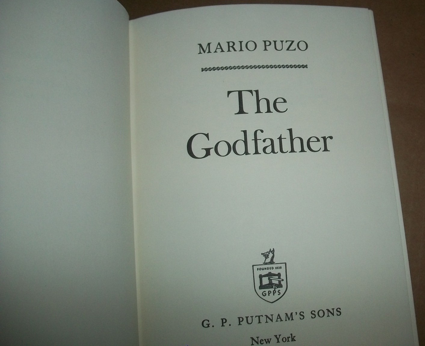 The Godfather Mario Puzo BCE hardcover Putnam 1st 1969 HB VG dustjacket GD nice