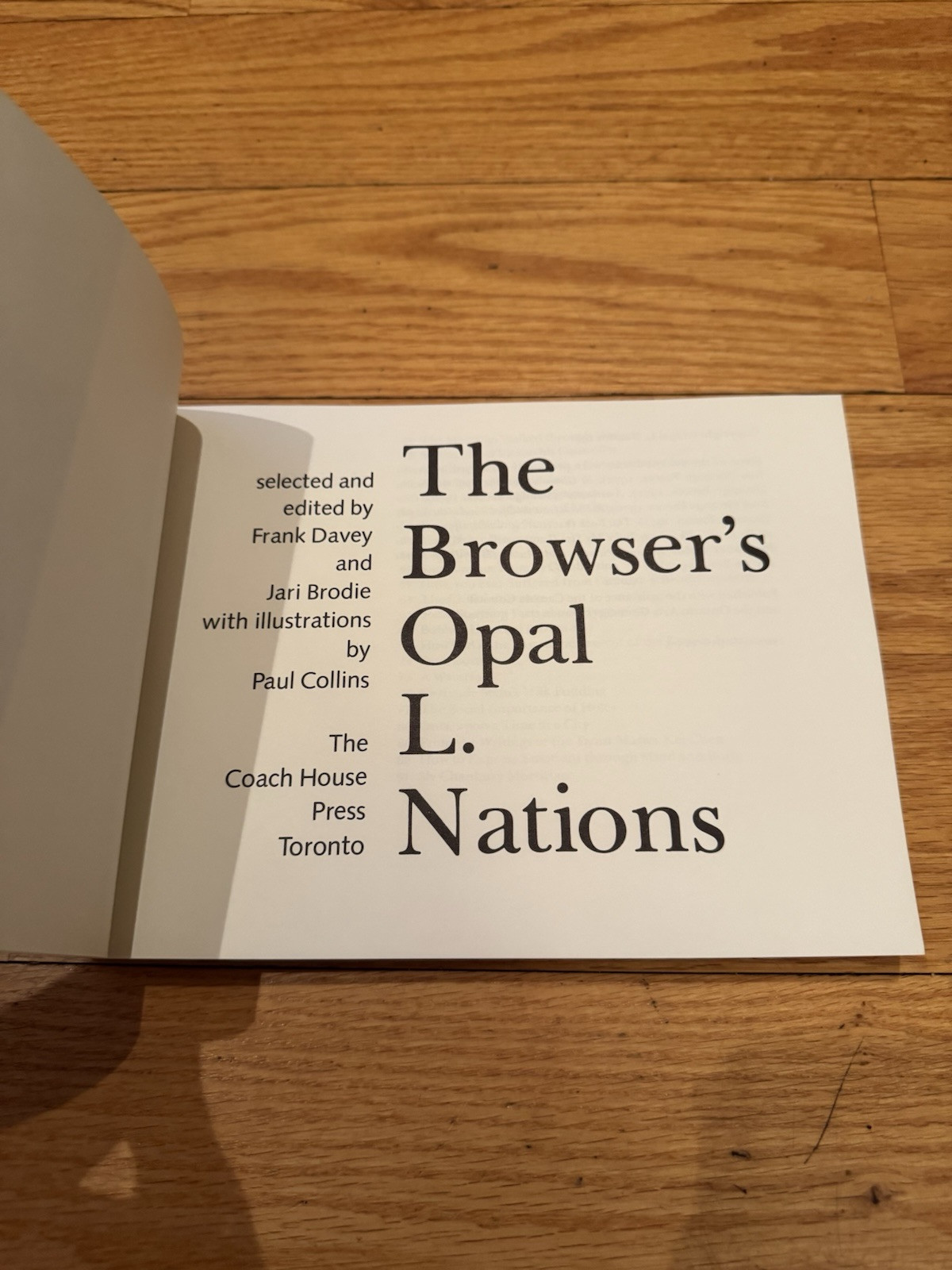 The Browser&rsquo;s Opal L. Nations- F. Davey, J. Brodie, P.Collins 1981