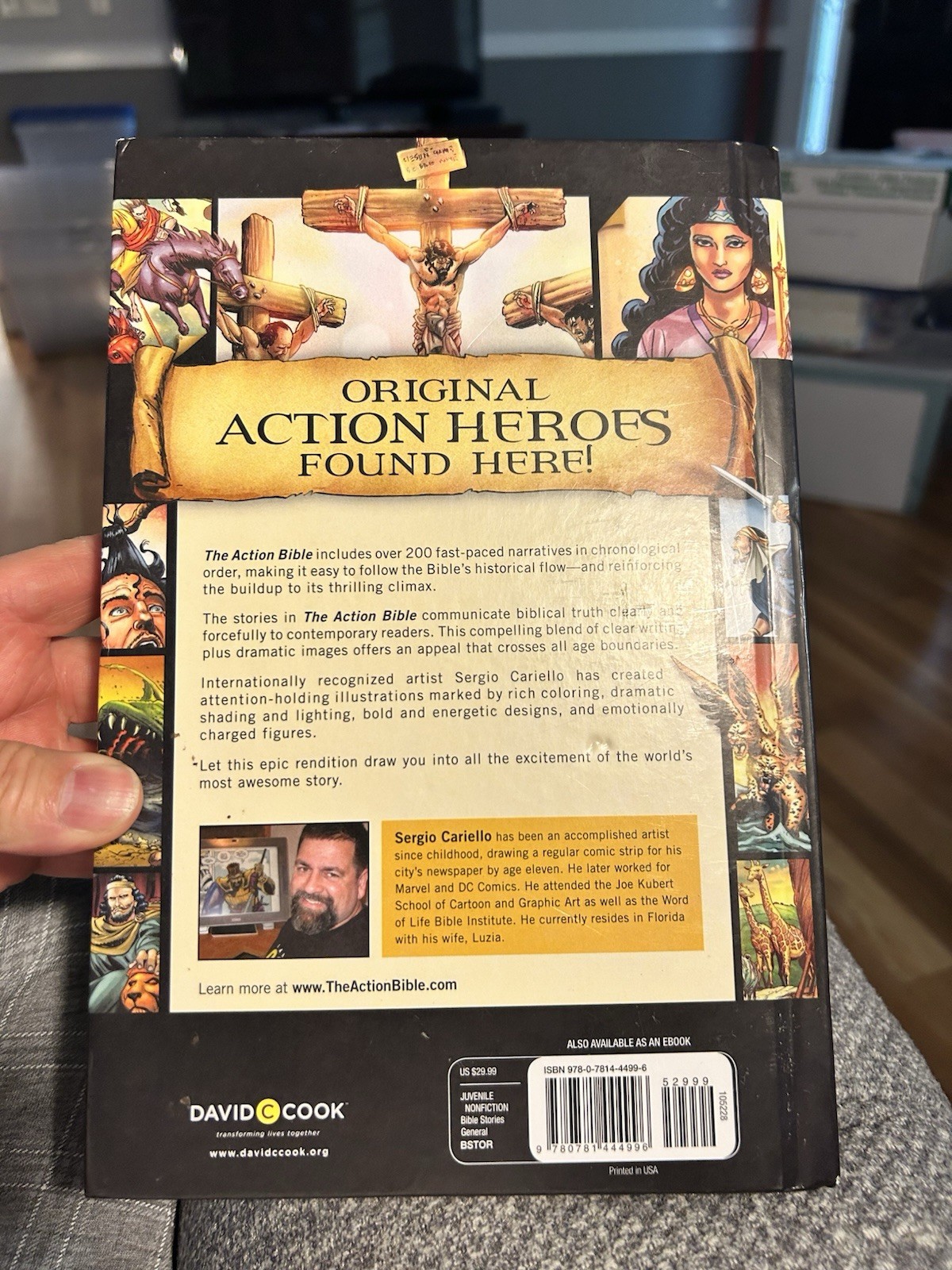 The Action Bible – God&rsquo;s Redemptive Story – Hardcover – Comic – Sergio Cariello