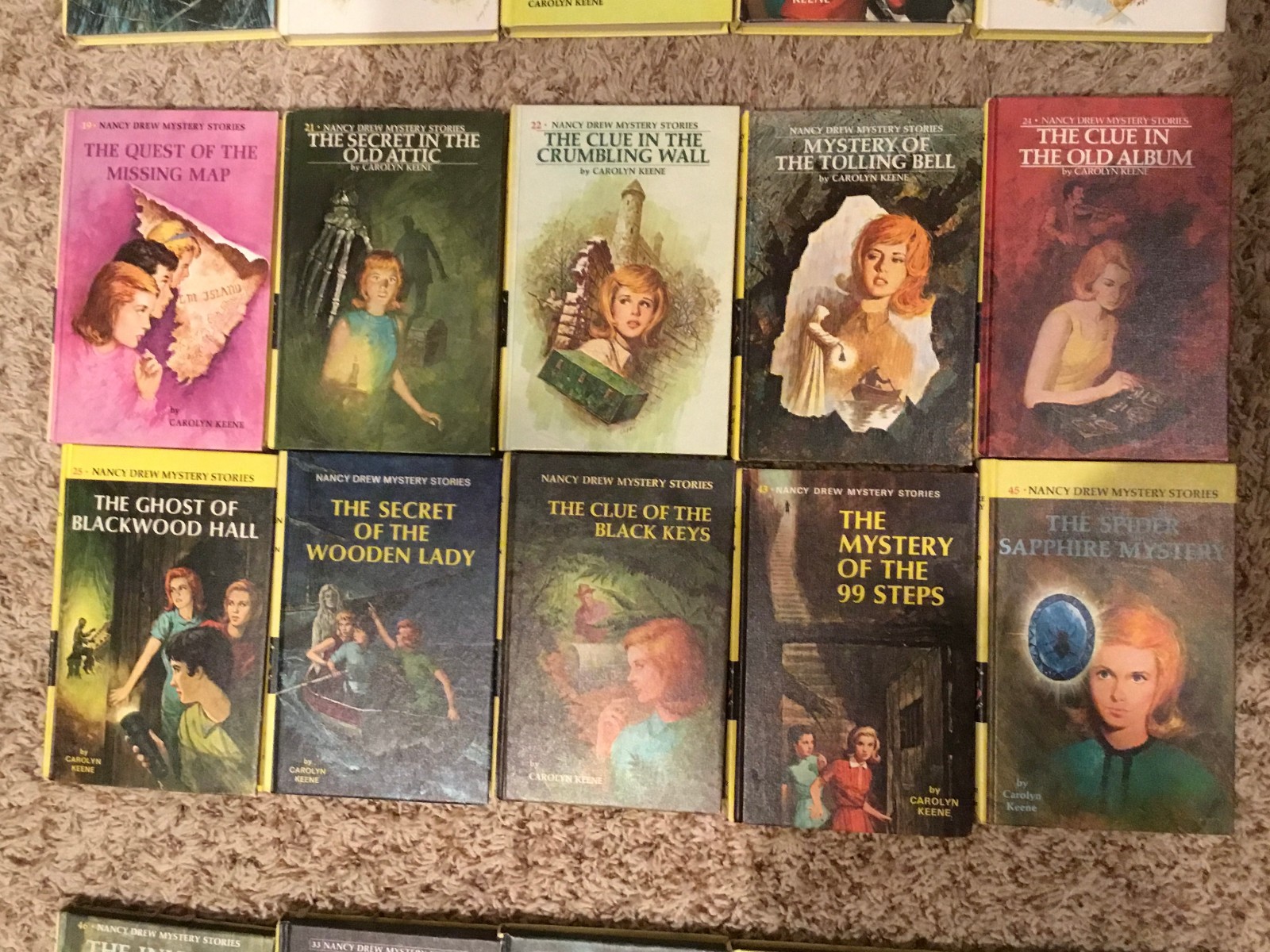 30 Nancy Drew Mystery Stories – All Matte Hardcover Edition Books- 50&rsquo;s and 60&rsquo;s