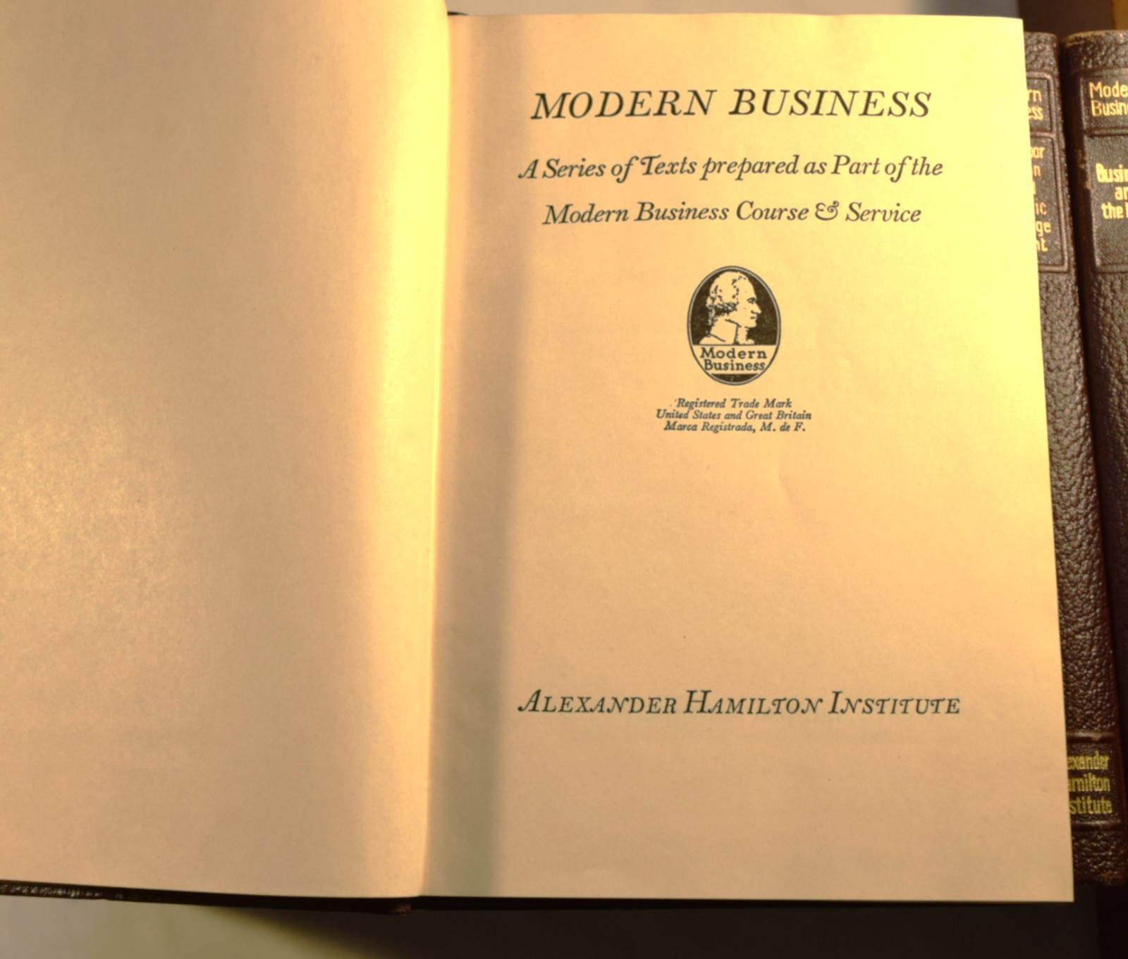 14 Books – Vintage Modern Business Alexander Hamilton Institute 1954 Edition