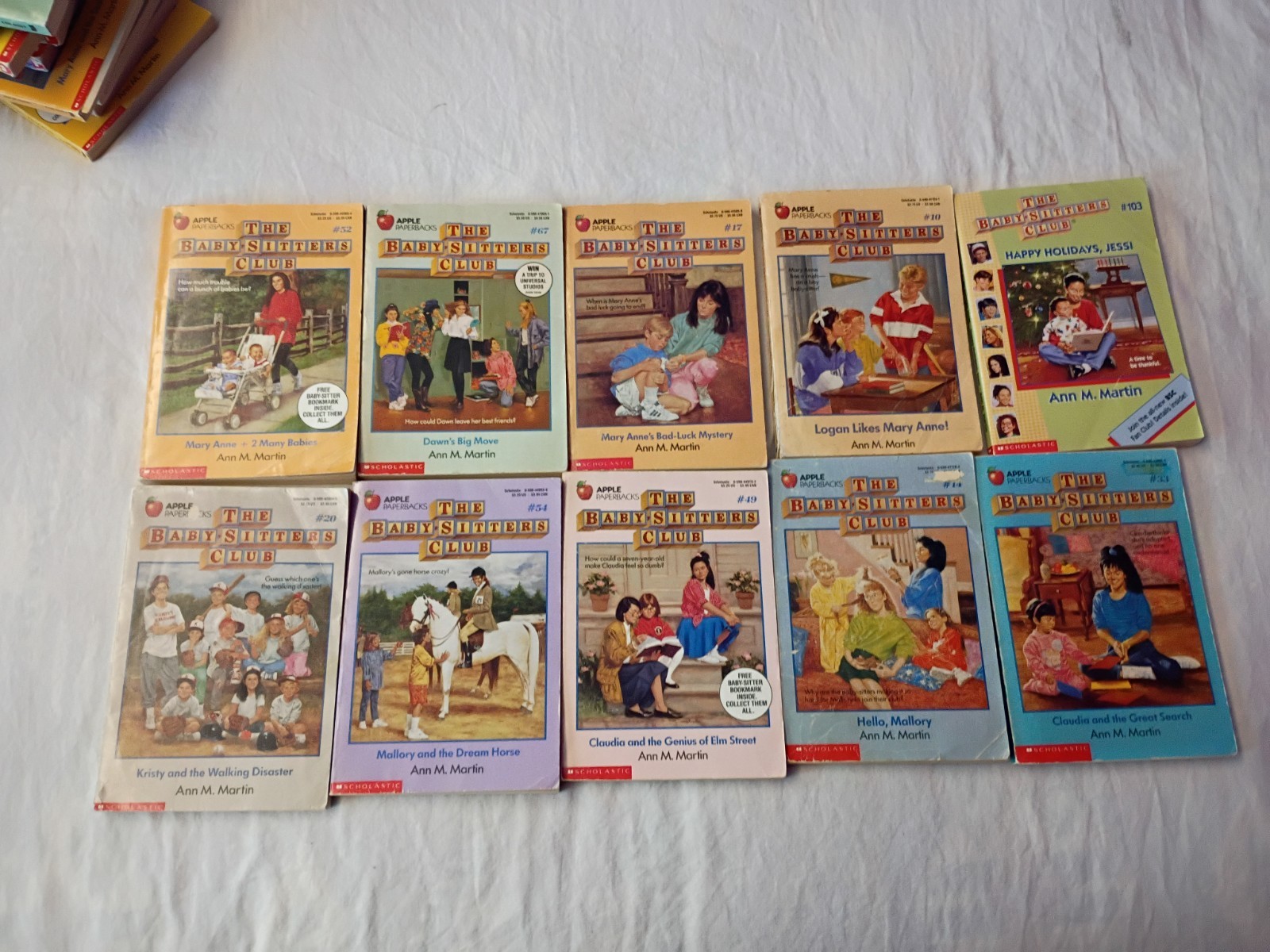 The Baby-Sitters Club Big Lot of 38 Vintage 1990&rsquo;s Paperback Books Scholastic