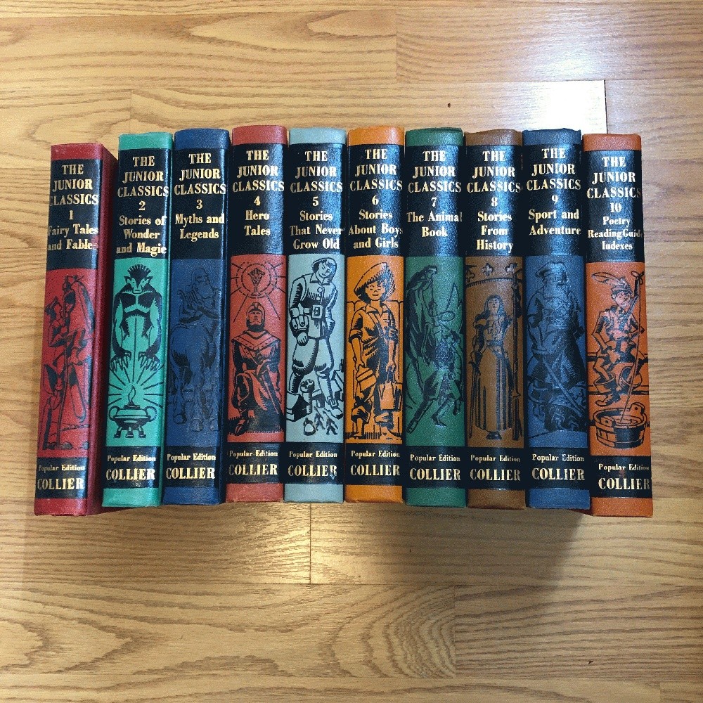 The Young Folks Shelf of Books : Collier&rsquo;s Junior Classics 10 Volume Set