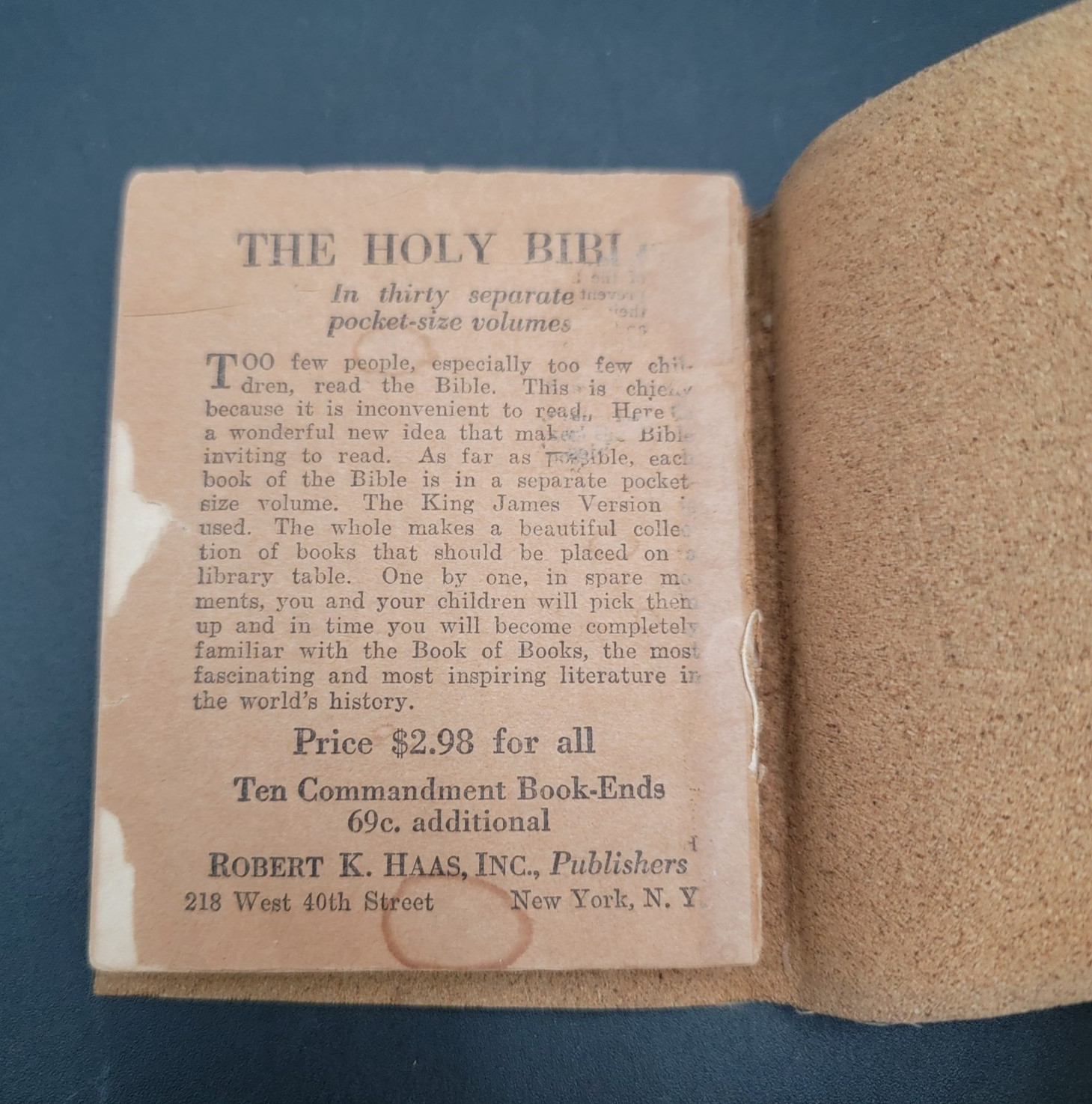 Little Leather Library – A CHRISTMAS CAROL Charles Dickens Antique Book 1920&rsquo;s