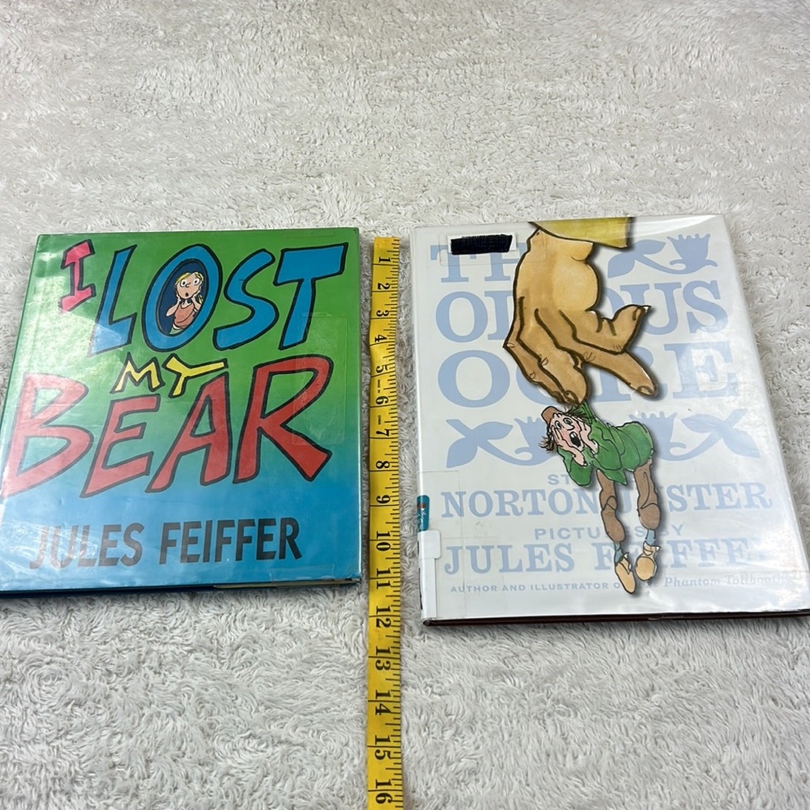 Jules Feiffer Picture Book bundle lot – I lost my Bear and The Odious Ogre