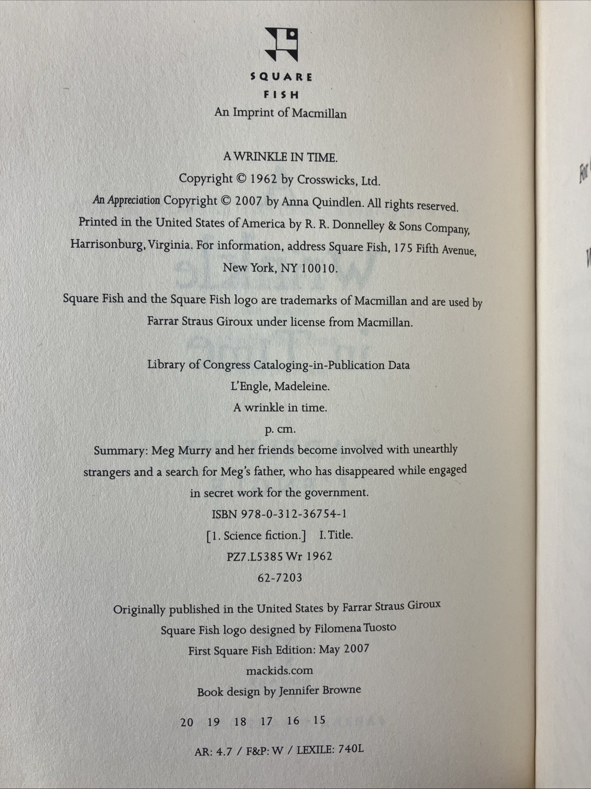 A Wrinkle in Time Quintet, 5 Books Box Set (2007), Madeleine L&rsquo;Engle – Paperback