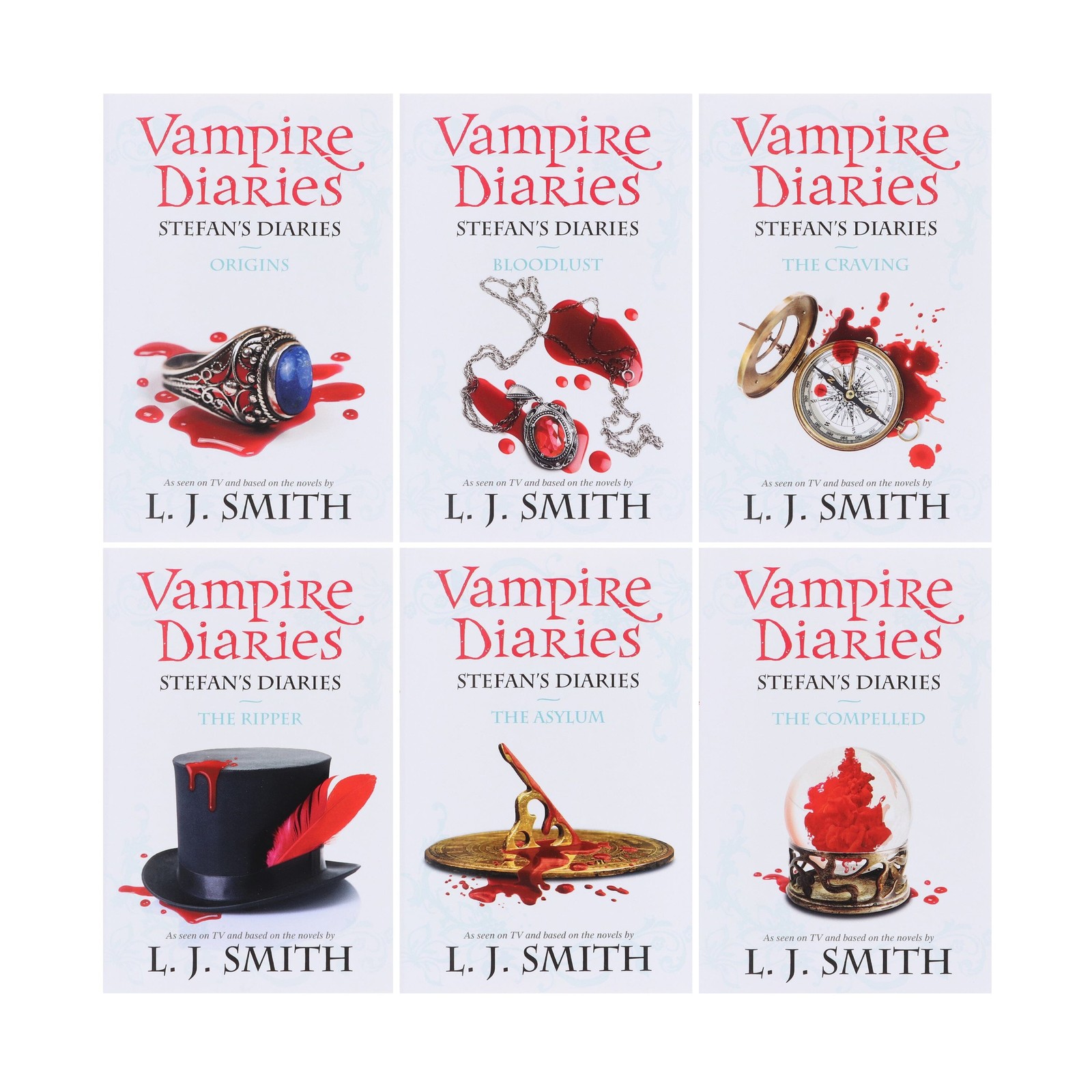 Vampire Diaries Stefan&rsquo;s Diaries Books 1-6 Box Set by L. J. Smith – Ages 14+ PB