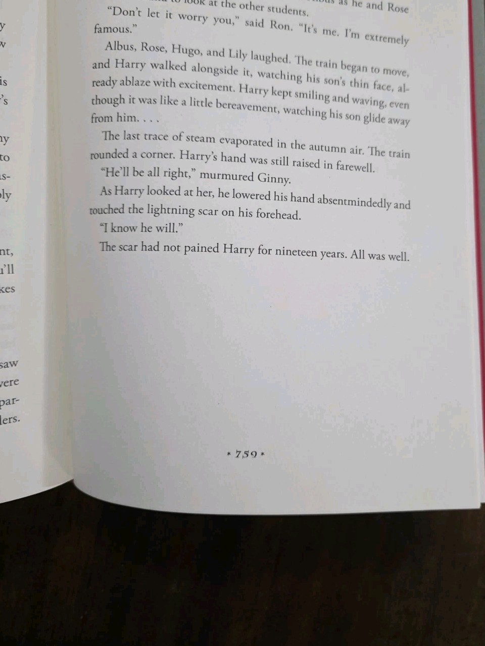 Harry Potter and the Deathly Hallows 2007 First Edition (error print 759 Pages)