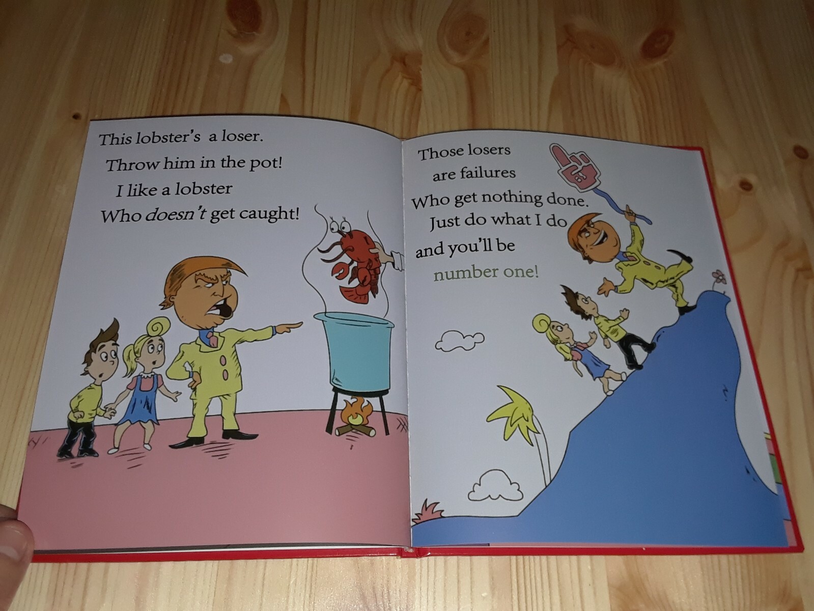 « Hardcover » Winners Aren&rsquo;t Losers Children&rsquo;s Book Donald Trump Jimmy Kimmel Maga