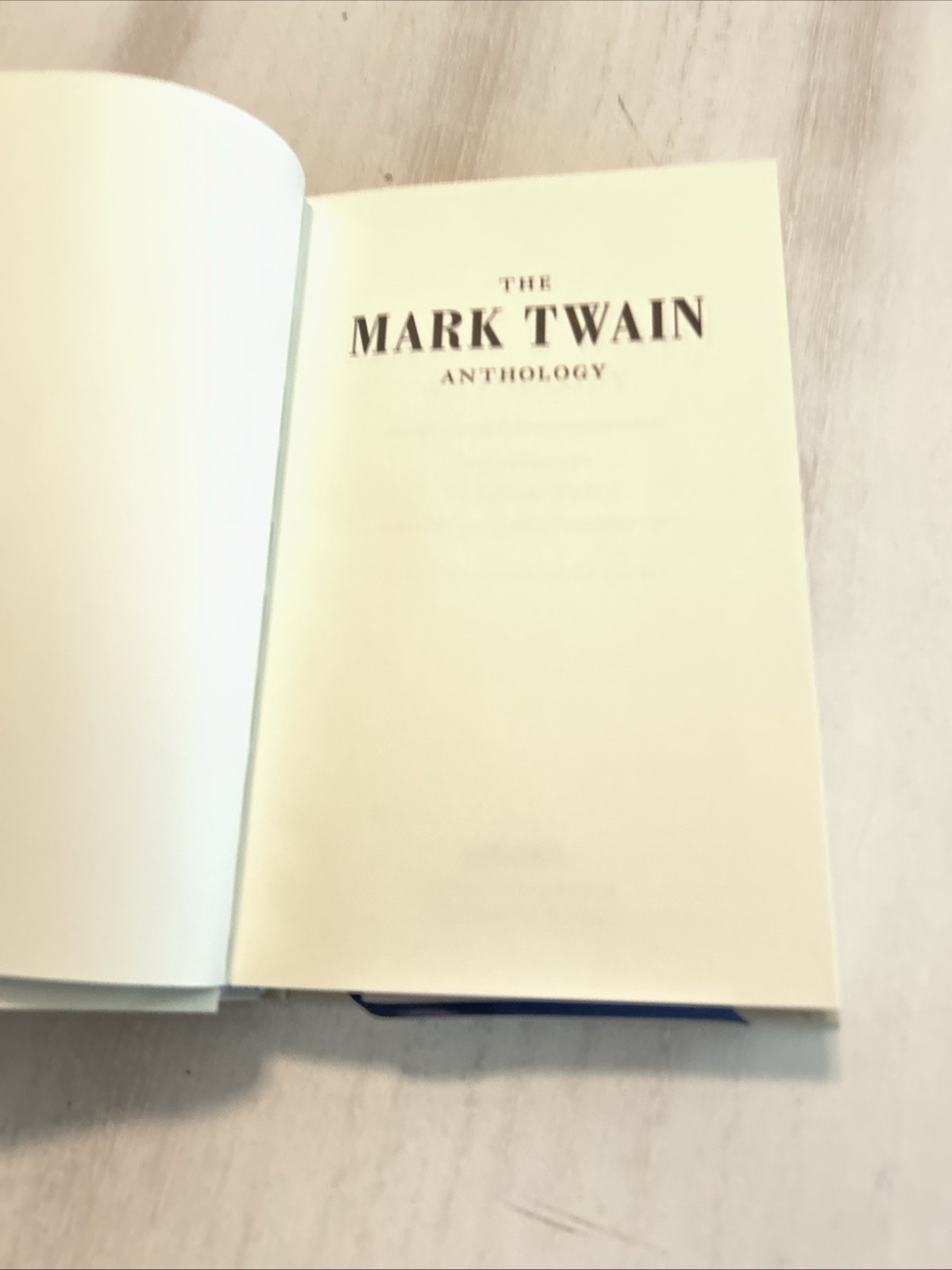The Mark Twain Anthology Library of America 2010 First Edition Slipcover