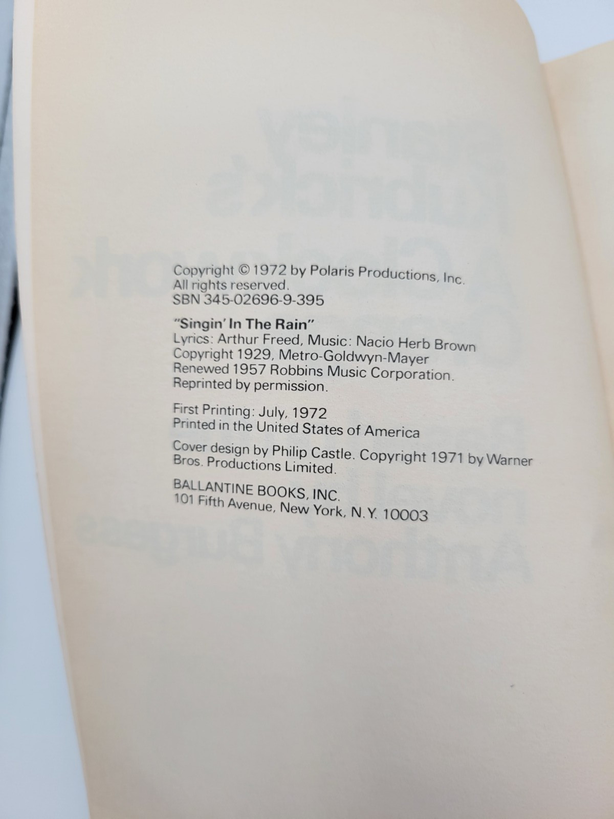 A Clockwork Orange VHS & Book Ballentine Paperback 1970s Stanley Kubrick&rsquo;s