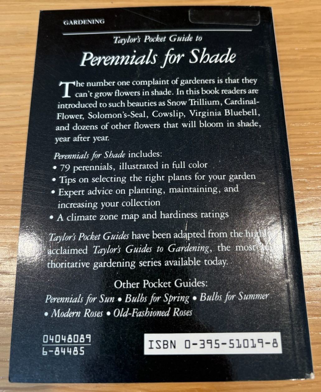 Set of 5 Taylor&rsquo;s Pocket Guides: Perennials Bulbs Spr/Sum Modern Roses Old Roses