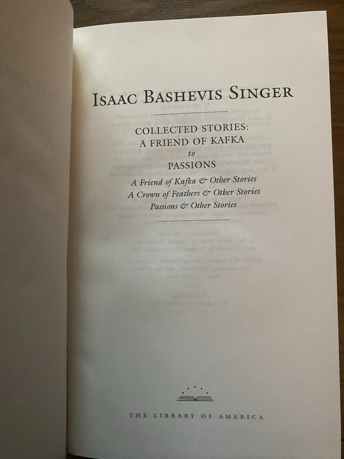 Isaac Bashevis Singer 3 Volumes The Library of America