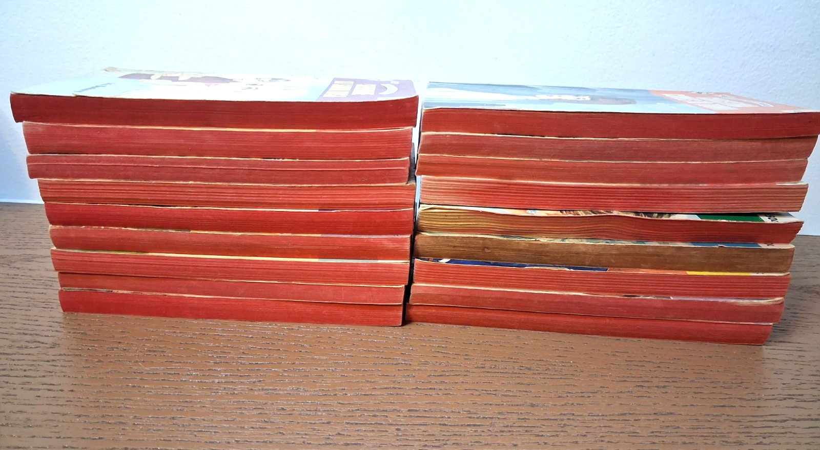 Lot of 18 Vintage Harlequin Romance Books 1960&rsquo;s 1970&rsquo;s Red Page Edges
