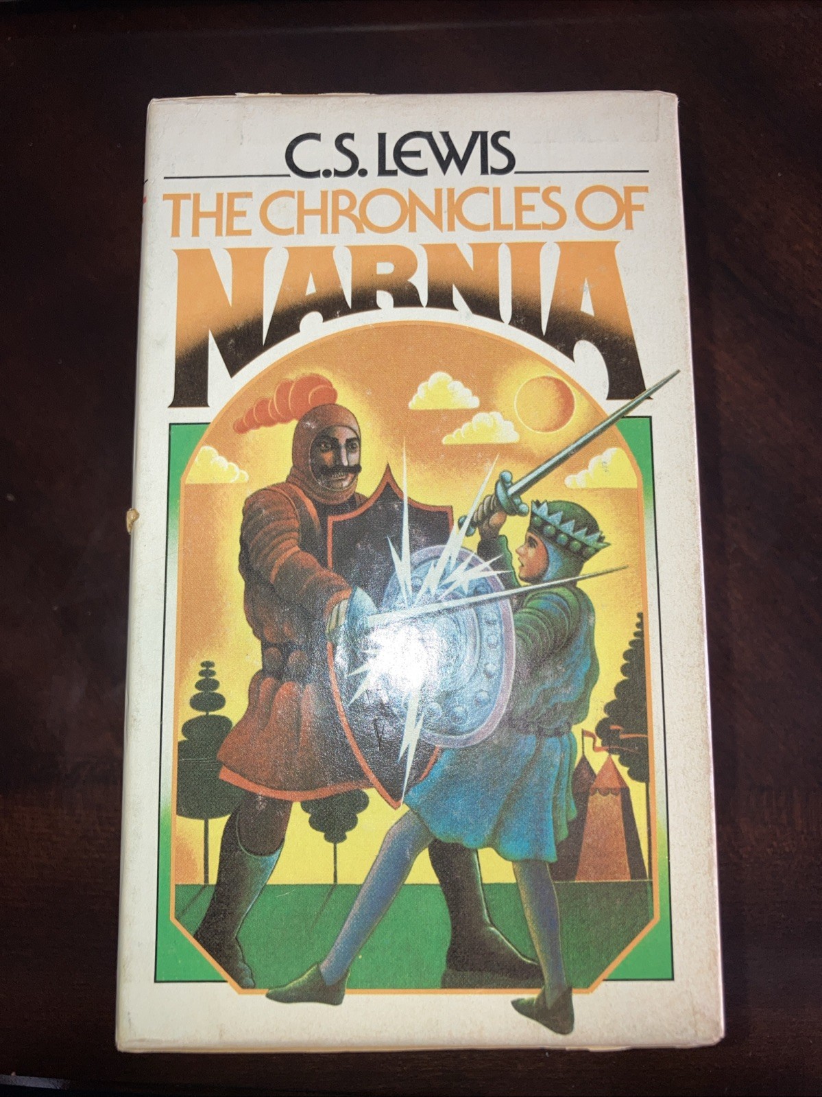 The Chronicles Of Narnia Box Set Books 1970 First Edition Collier C.S. Lewis VTG