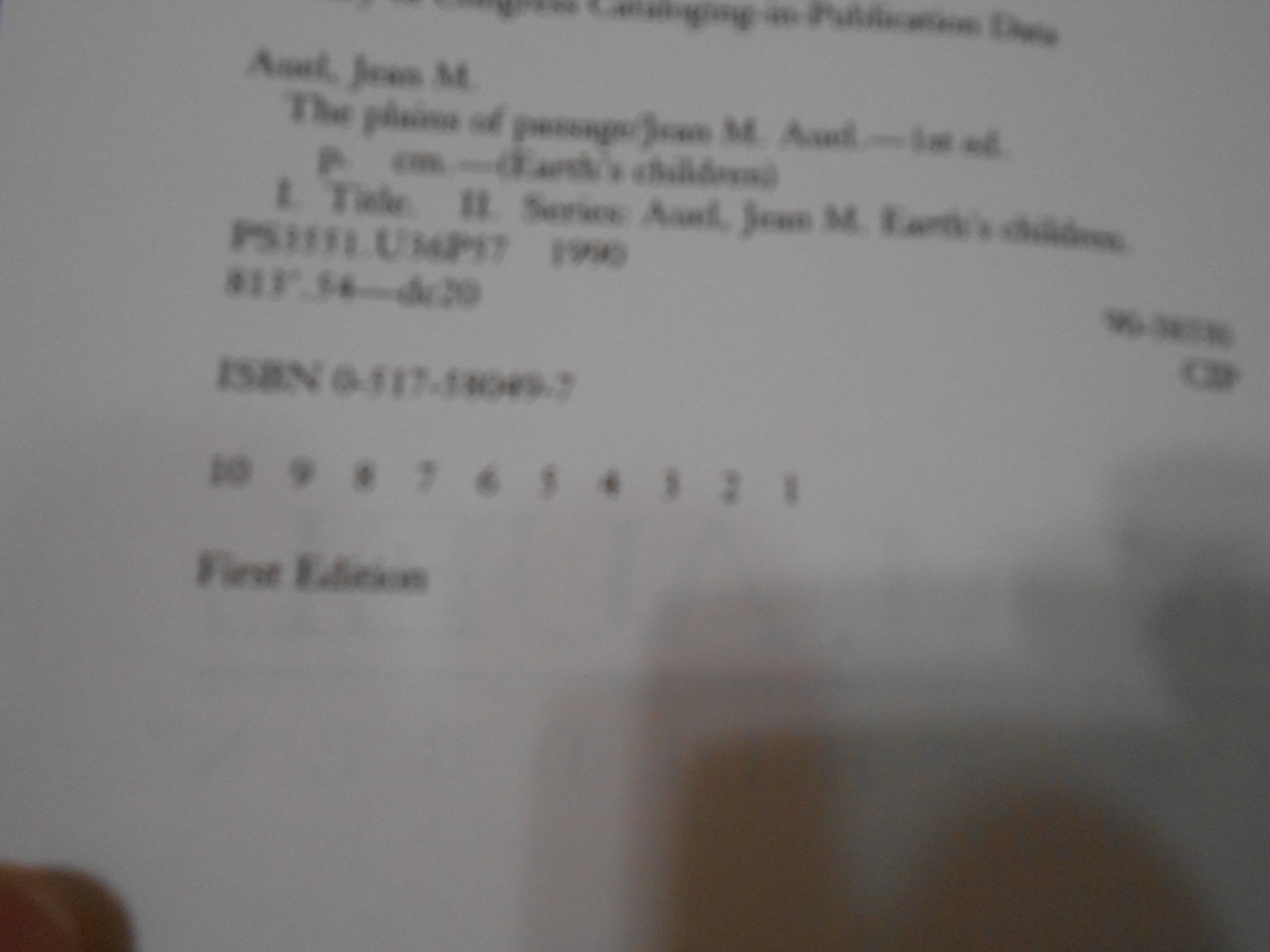 Jean M Auel EARTH&rsquo;S CHILDREN 6 Vo Set 3 BCE 2-1st/1st 1 SIGNED -HC/DJ 1GC-VGC
