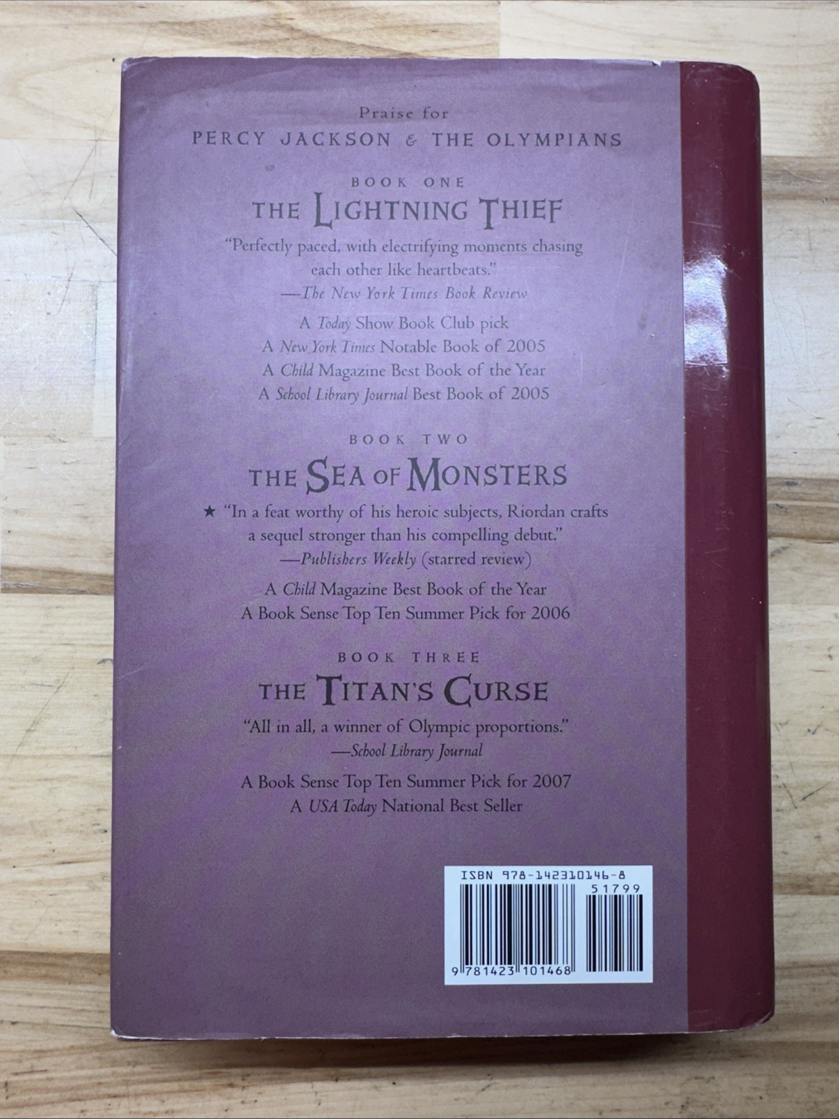 « The Battle Of The Labyrinth » Hardcover Book-Rick Riordan First Edition Signed