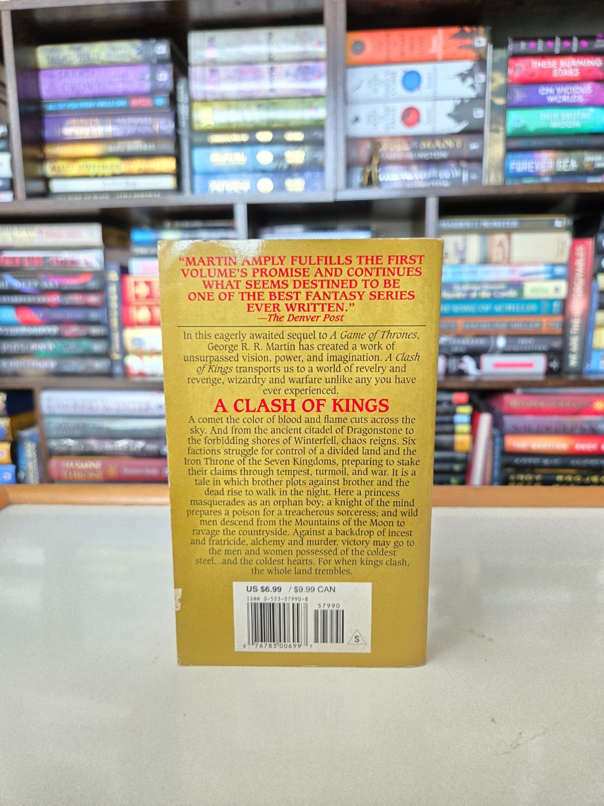 A Clash Of Kings By George R.R. Martin PB First Print Original Cover