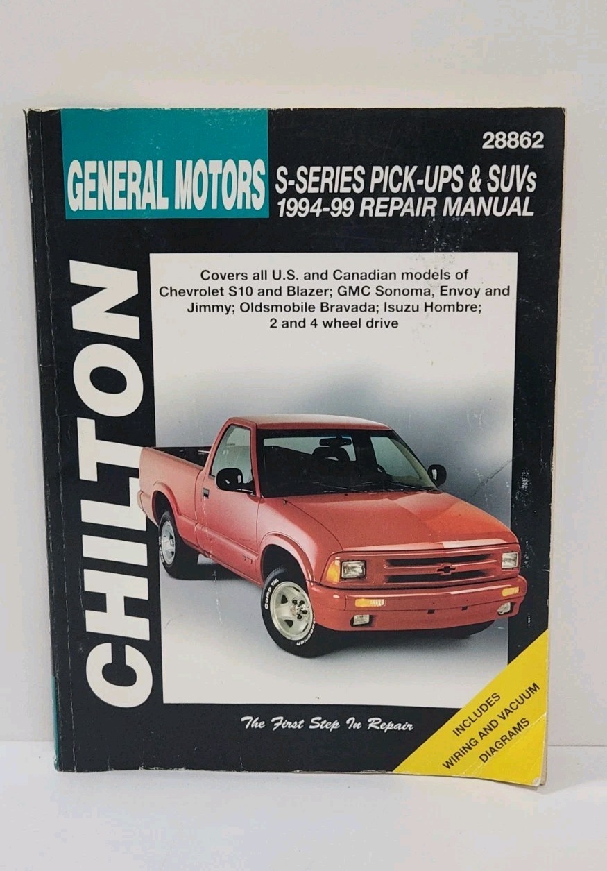 GM S-Series Pick-Ups and SUVs, 1994-1999 Chilton&rsquo;s Repair Manual 28862