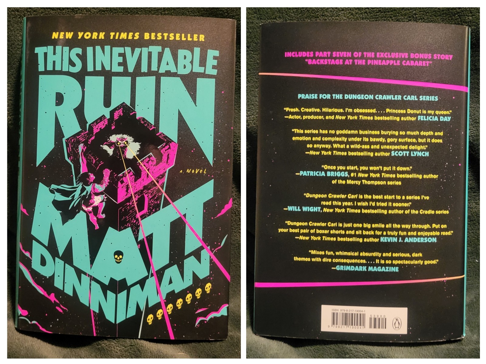 Dungeon Crawler Carl 1-8 Matt Dinniman Hardcover Set Complete 🍩 🐈